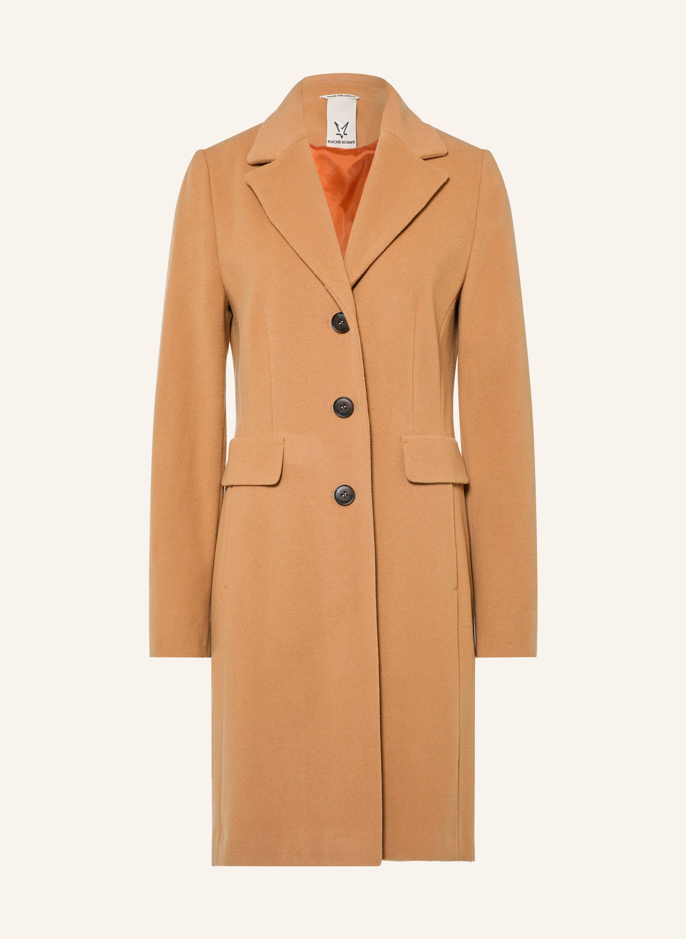 FUCHS SCHMITT Wollen mantel LATINA: CAMEL