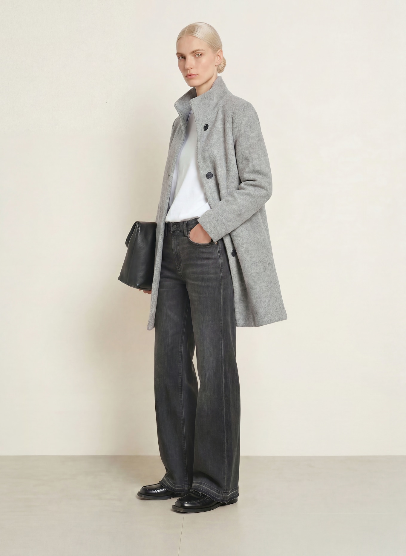 FUCHS SCHMITT Manteau: GRIS