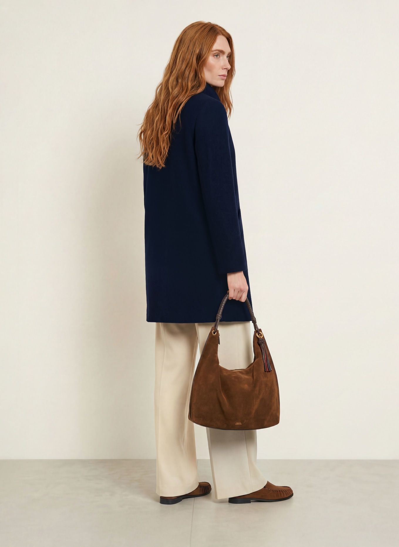 FUCHS SCHMITT Manteau: BLEU FONCÉ