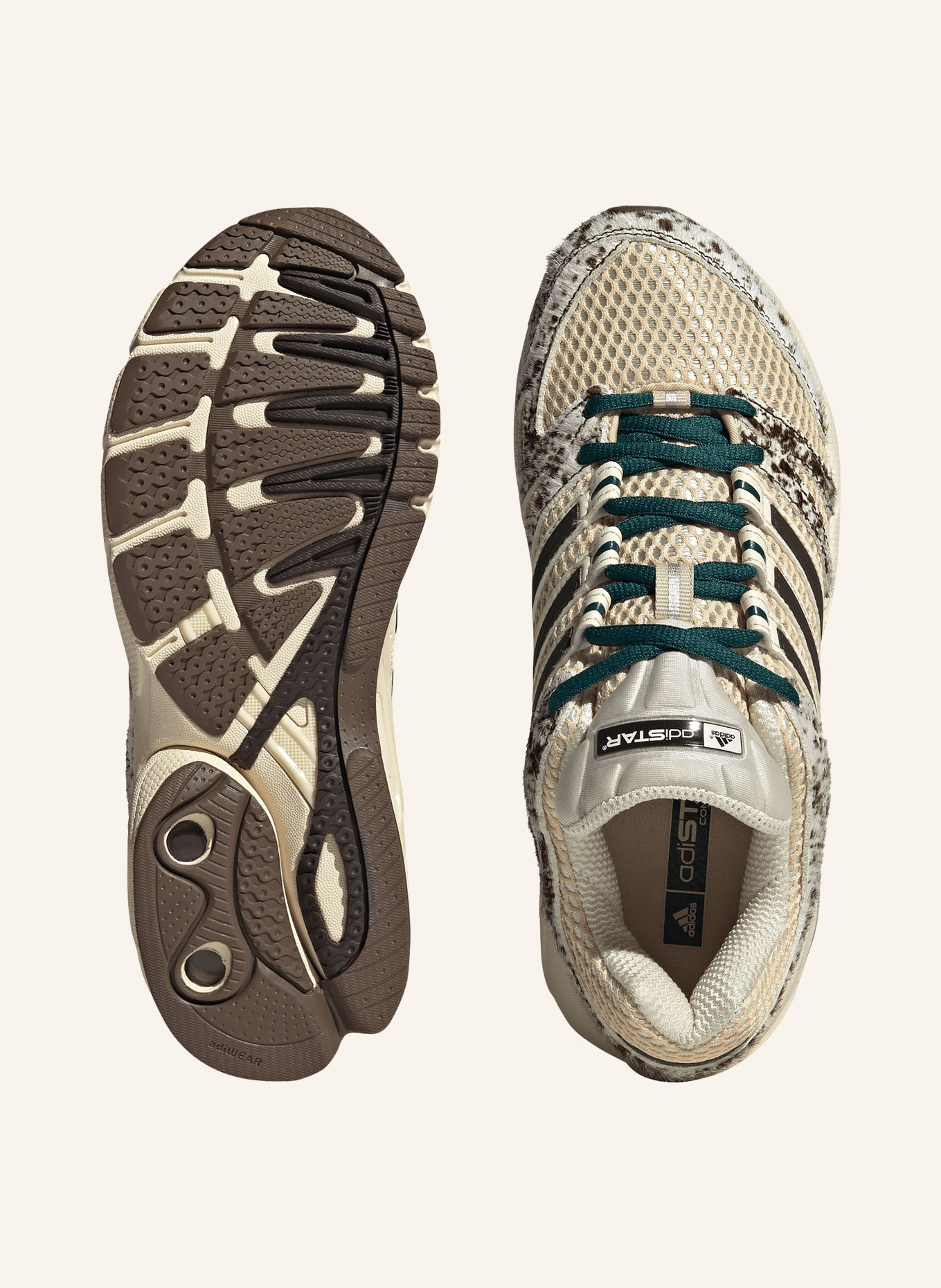 adidas Originals ADISTAR CONTROL 5 Sneakers: CREAM / BROWN