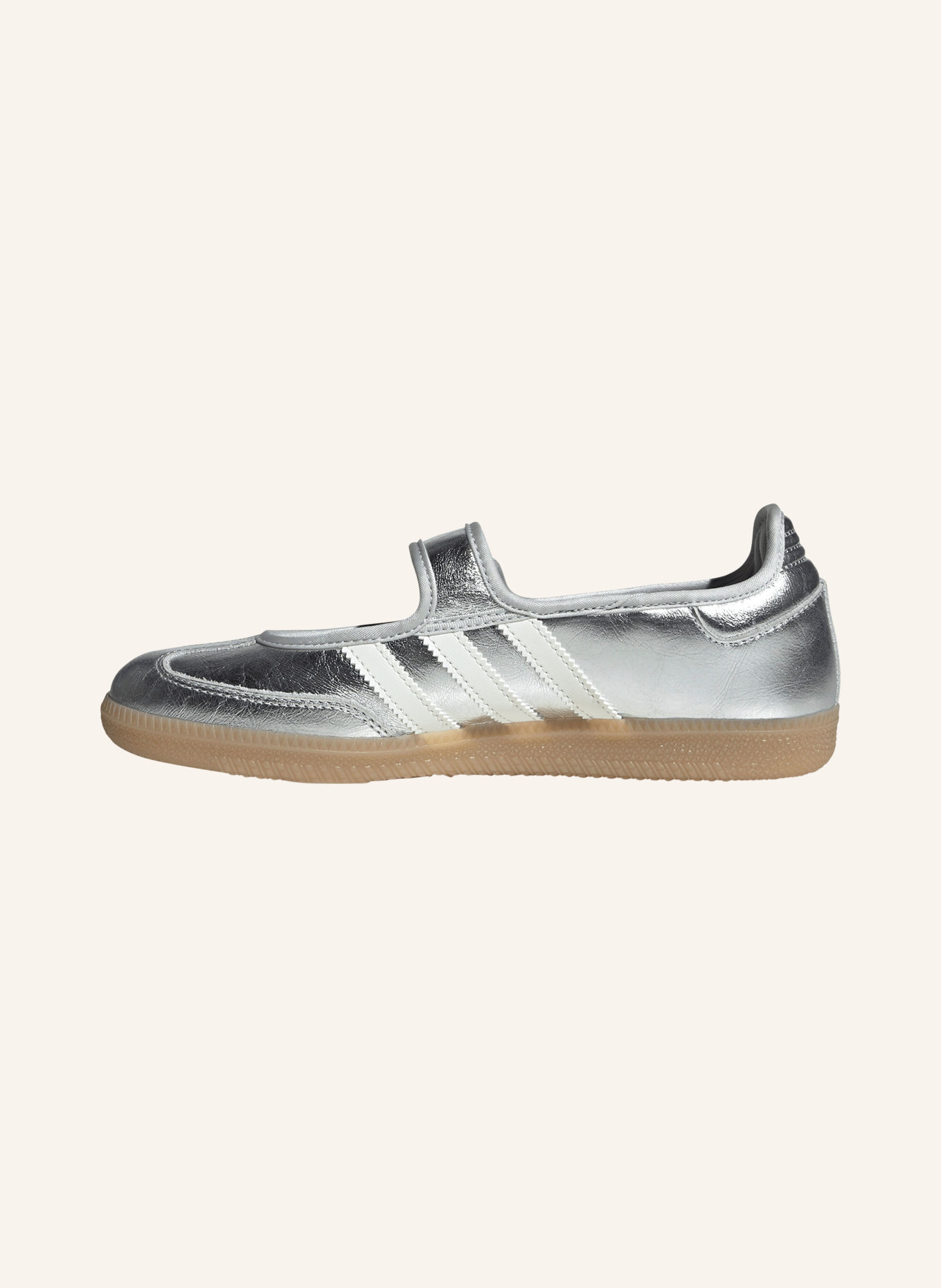 adidas Originals Mary-Jane ballerina's SAMBA JANE: ZILVER / WIT