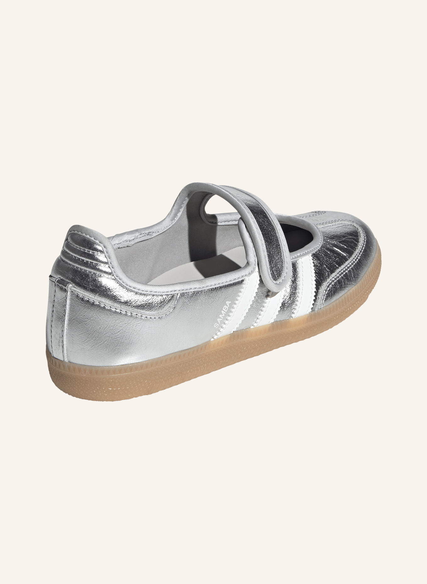 adidas Originals Mary-Jane ballerina's SAMBA JANE: ZILVER / WIT