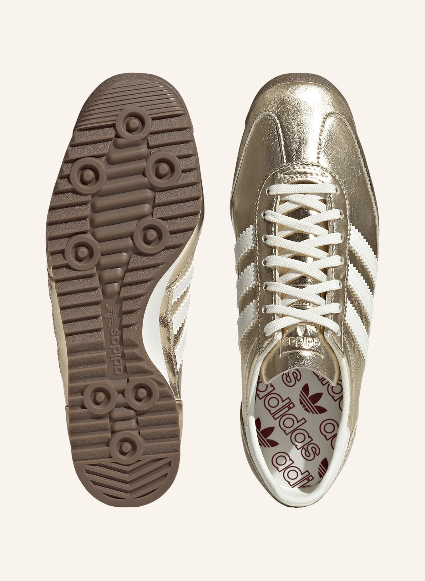 adidas Originals Sneakers SL 72 OG: OR / BLANC