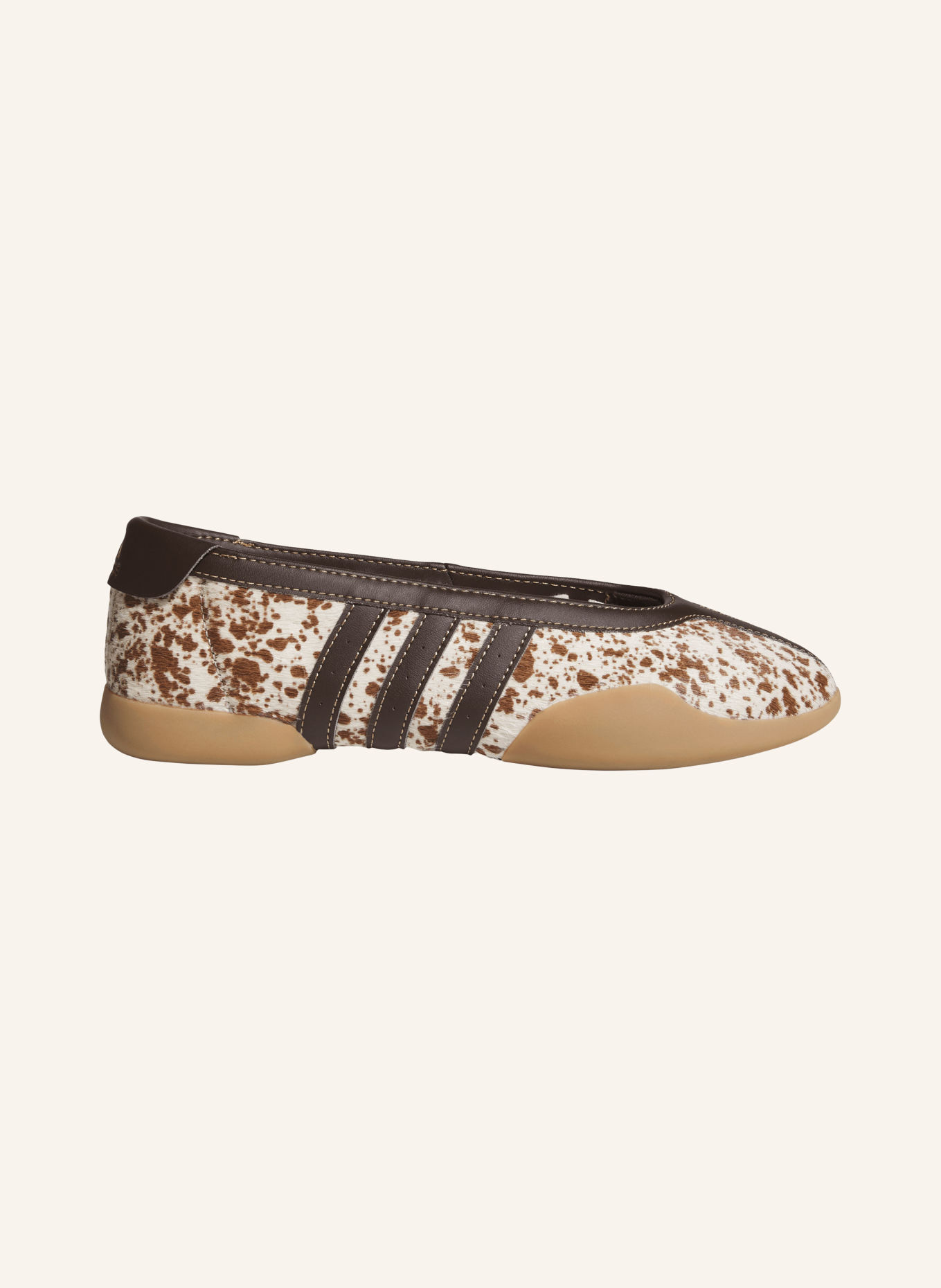 adidas Originals Ballerinas TAEKWONDO MEI BALLET: ECRU / DARK BROWN