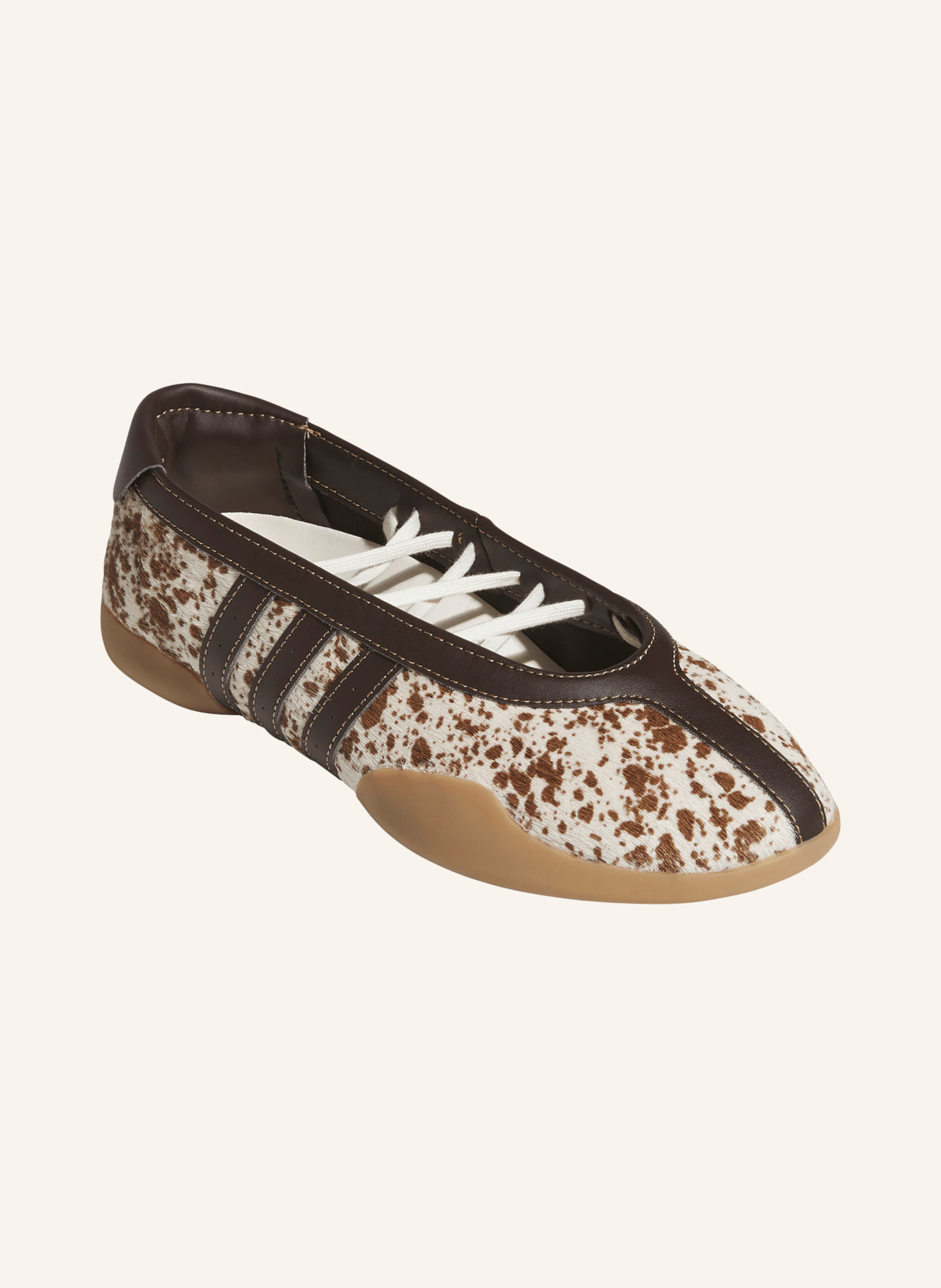 adidas Originals Ballerinas TAEKWONDO MEI BALLET: ECRU / DARK BROWN