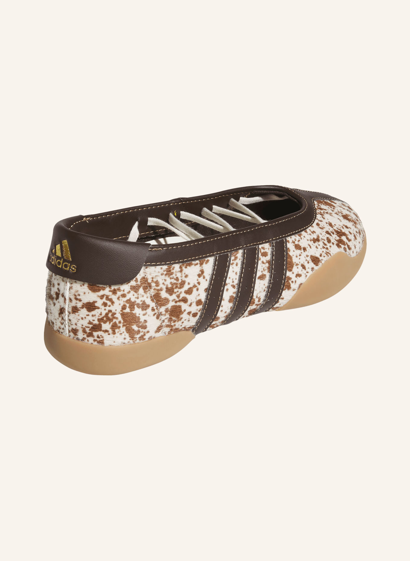 adidas Originals Ballerinas TAEKWONDO MEI BALLET: ECRU / DARK BROWN