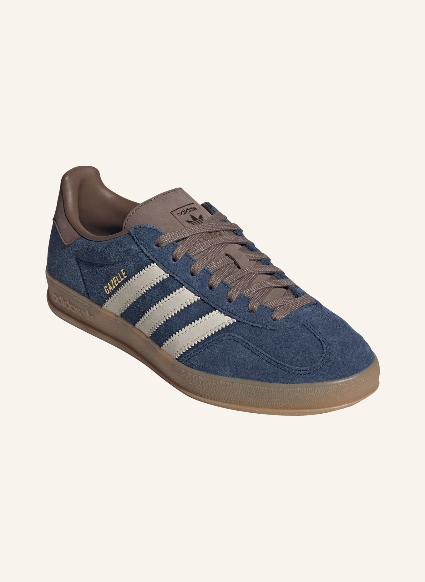 adidas Originals Adidași GAZELLE INDOOR: ALBASTRU / CREM