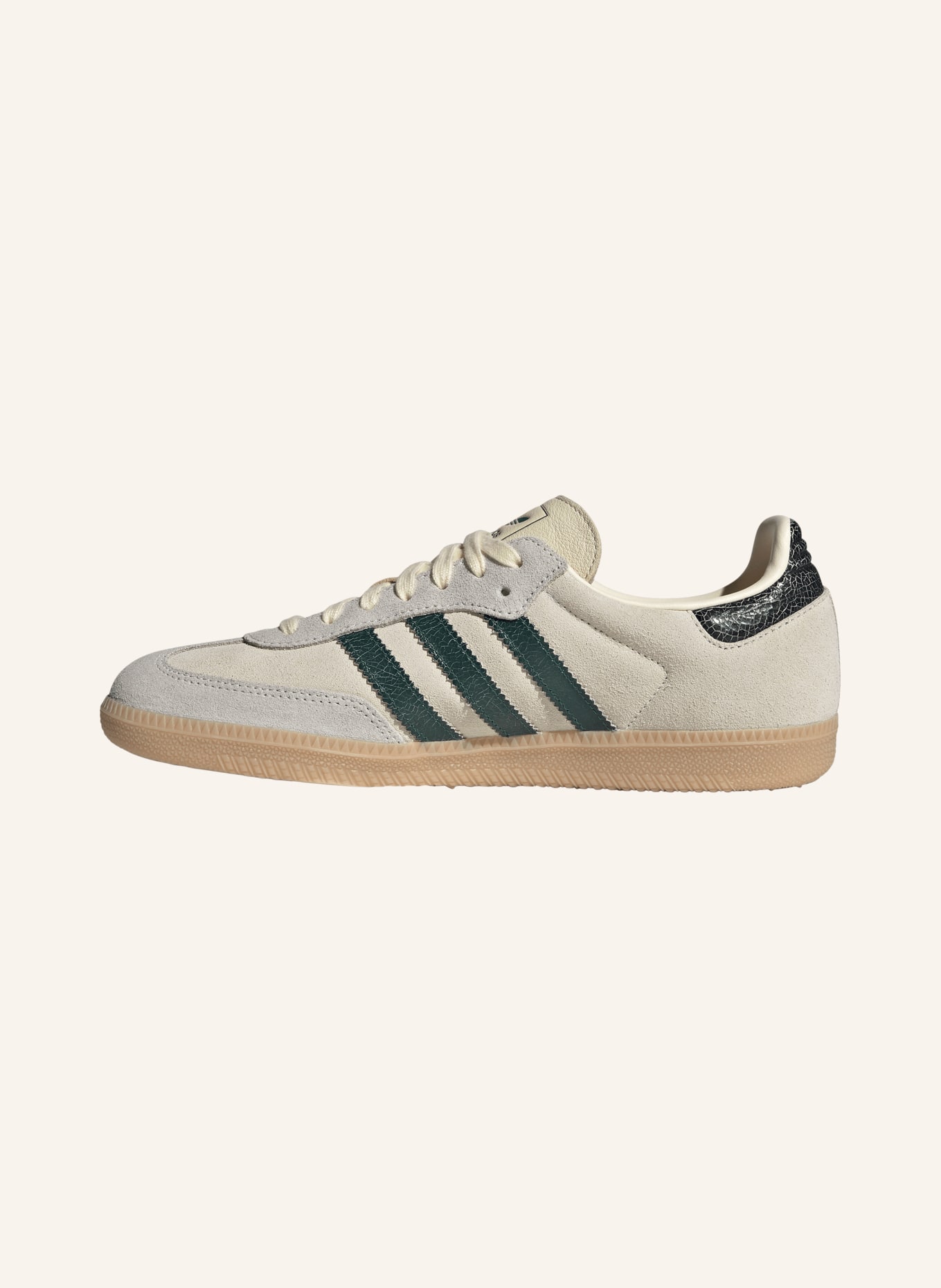 adidas Originals Sneakersy SAMBA OG: SVĚTLE ŠEDÁ / TMAVĚ ZELENÁ
