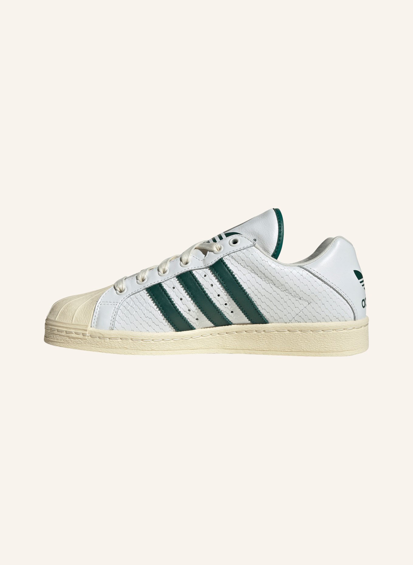 adidas Originals Sneaker ULTRASTAR MADE IN GERMANY: WEISS / DUNKELGRÜN