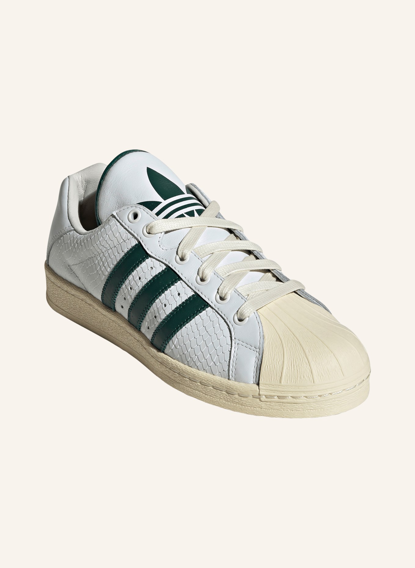 adidas Originals Sneaker ULTRASTAR MADE IN GERMANY: WEISS / DUNKELGRÜN