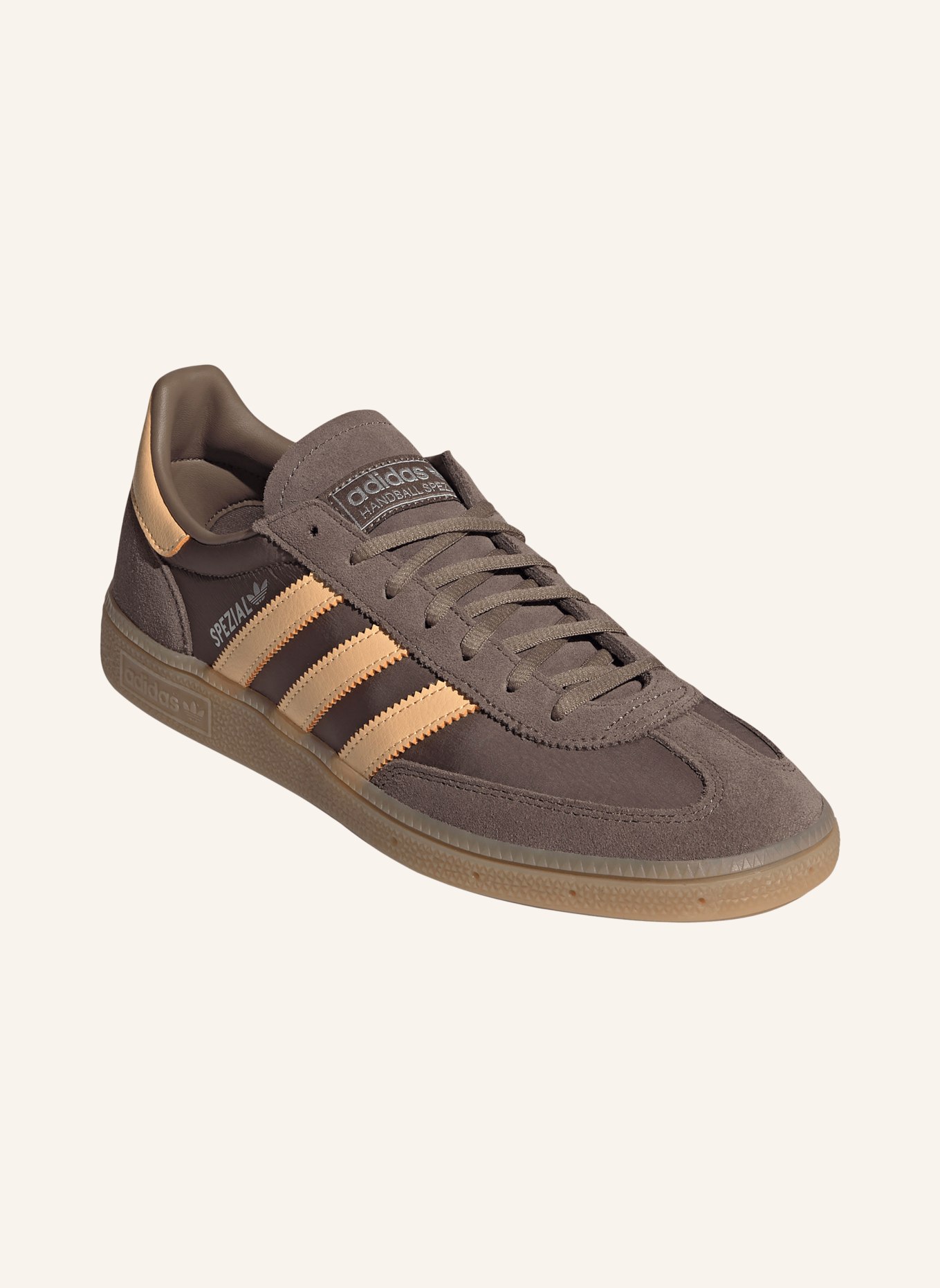 adidas Originals Sneakersy HANDBALL SPEZIAL: TMAVĚ HNĚDÁ / TMAVĚ ORANŽOVÁ