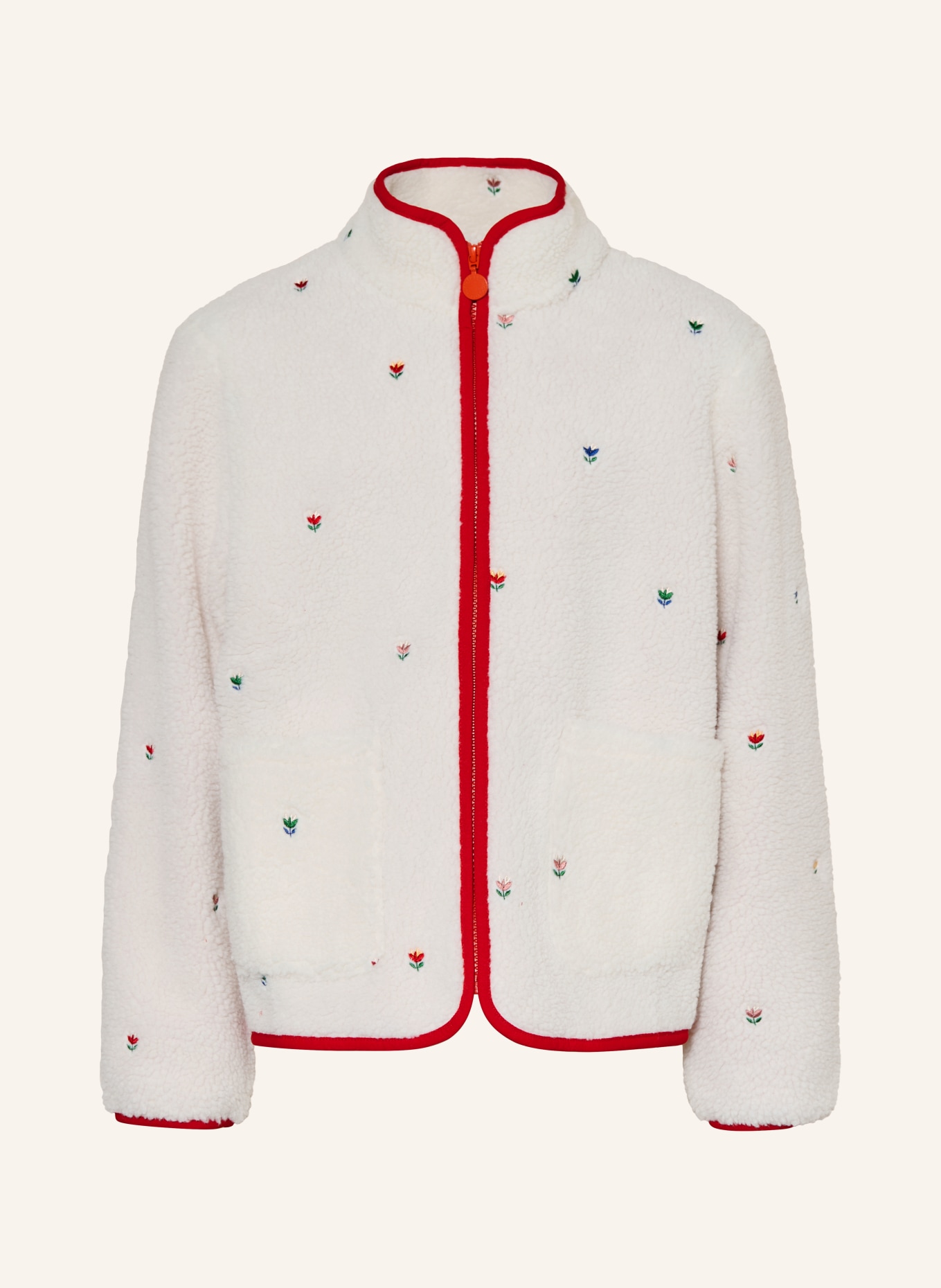 STELLA McCARTNEY KIDS Kurtka z polaru: BIAŁY / CZERWONY / ZIELONY