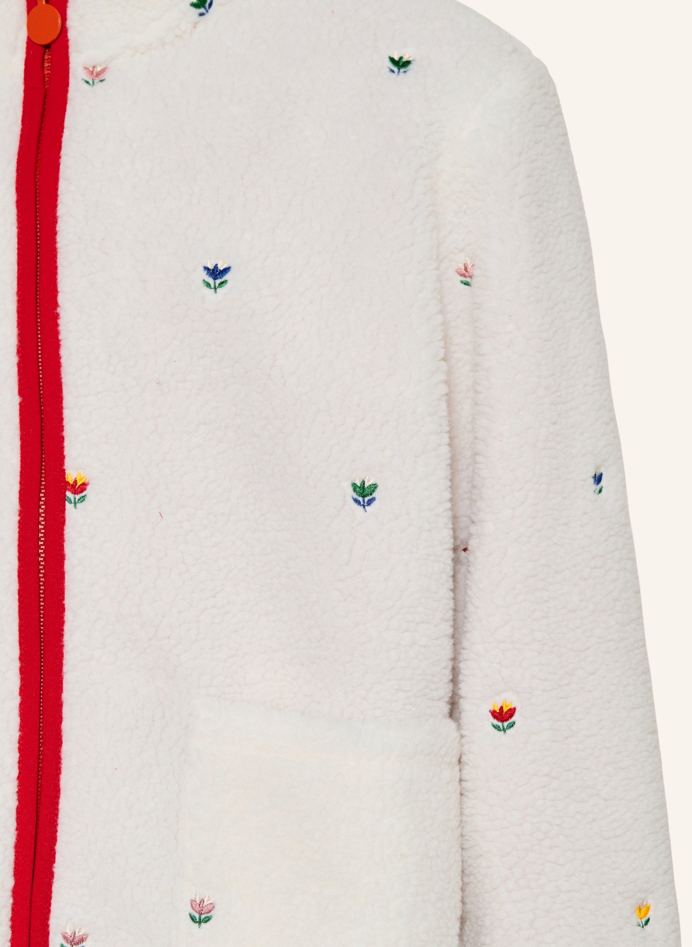 STELLA McCARTNEY KIDS Kurtka z polaru: BIAŁY / CZERWONY / ZIELONY