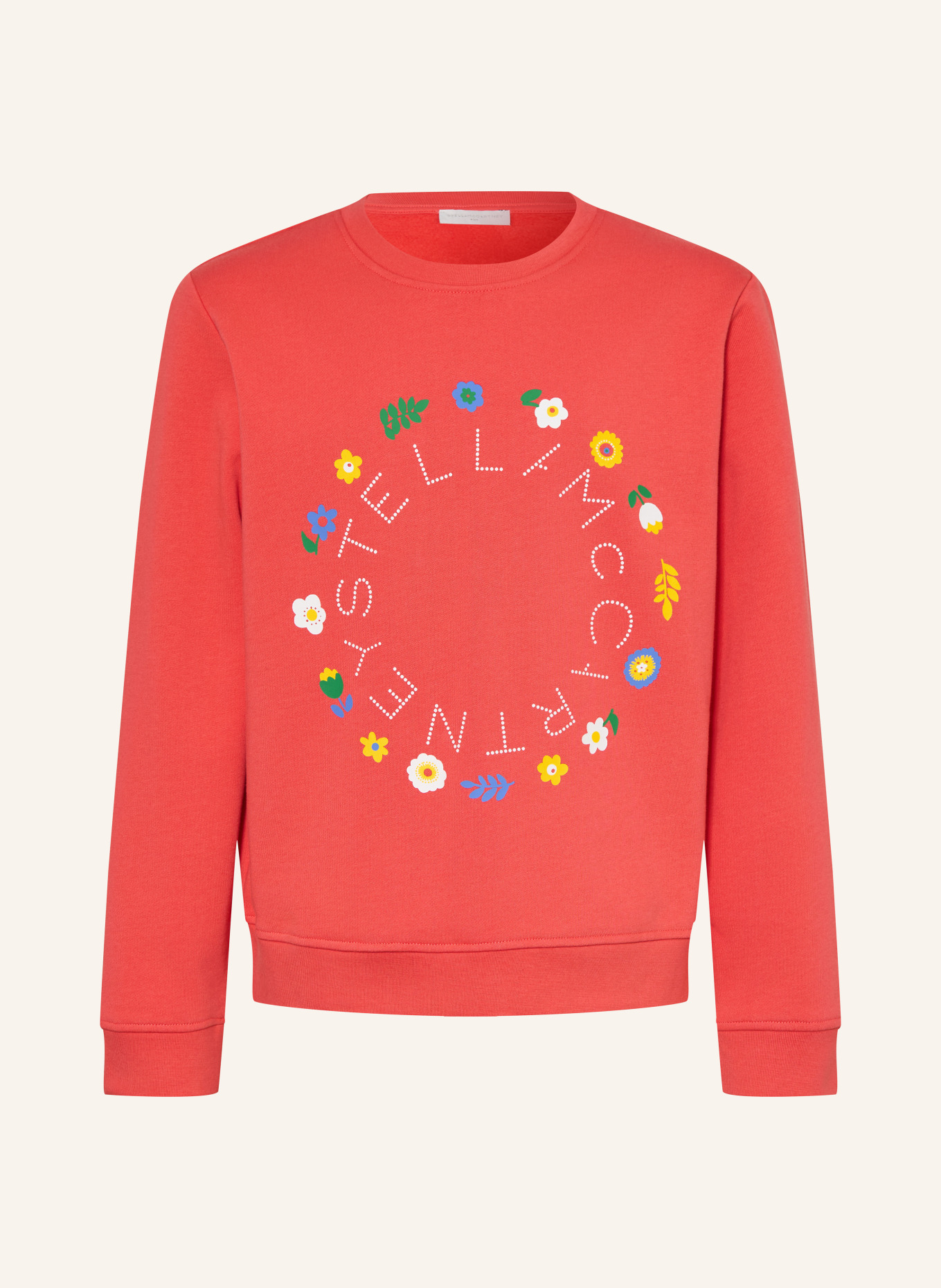 STELLA McCARTNEY KIDS Sweatshirt: LIGHT RED / YELLOW / GREEN