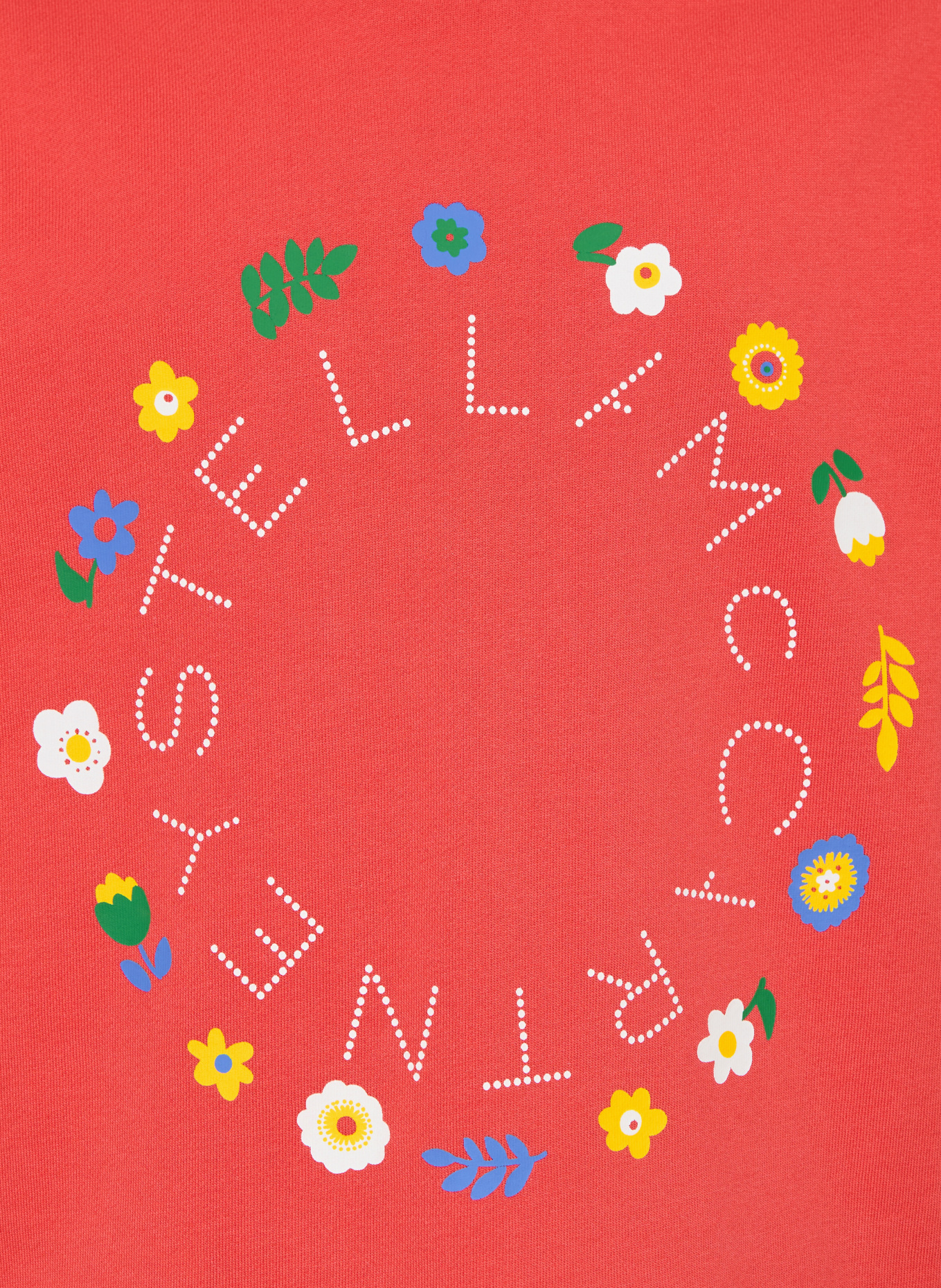 STELLA McCARTNEY KIDS Sweatshirt: LIGHT RED / YELLOW / GREEN