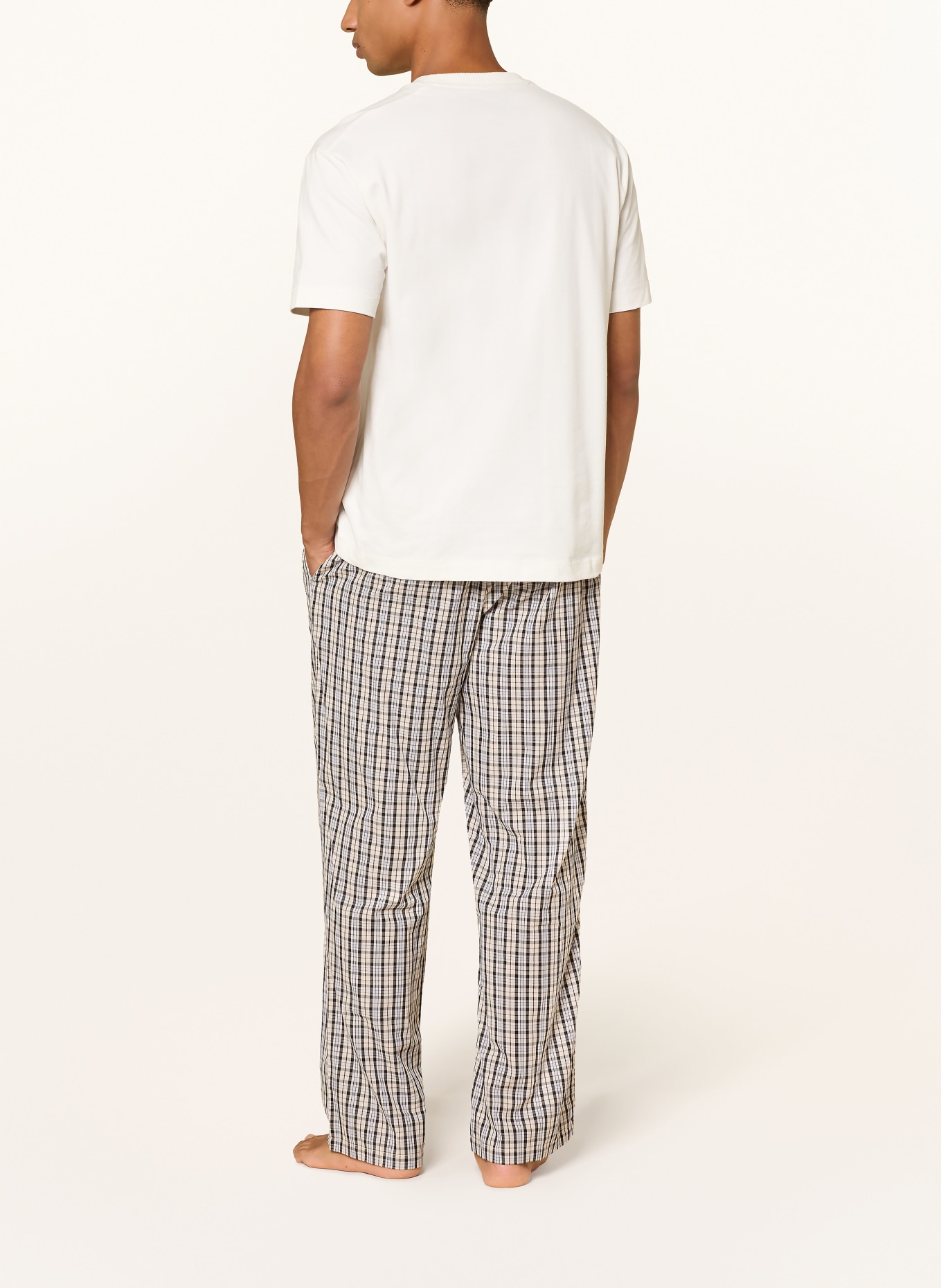 Marc O'Polo Pajama bottoms: BEIGE / BROWN / BLACK