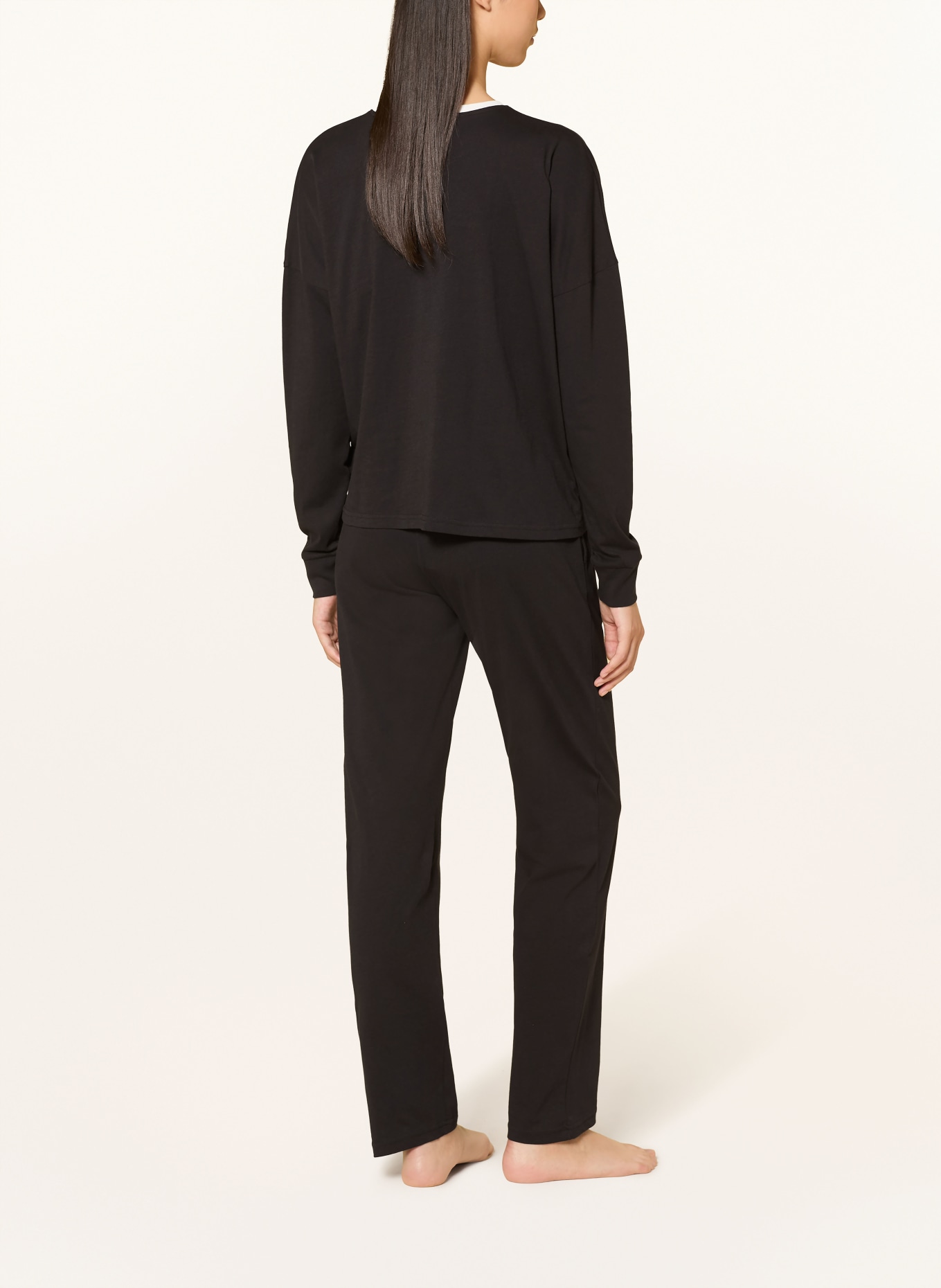 Marc O'Polo Pyjama: ZWART / WIT