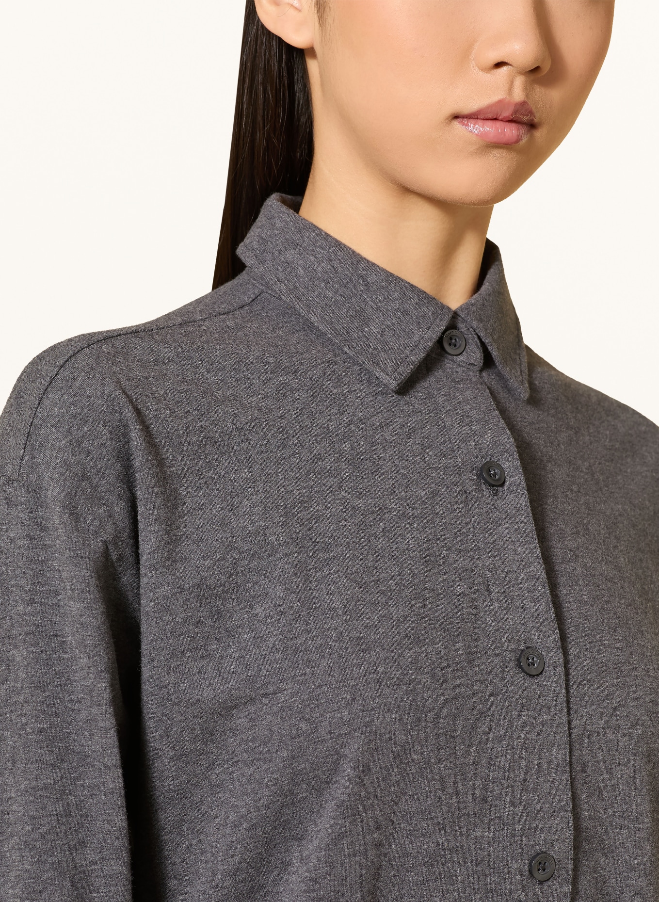 Marc O'Polo Pyjamashirt: DONKERGRIJS