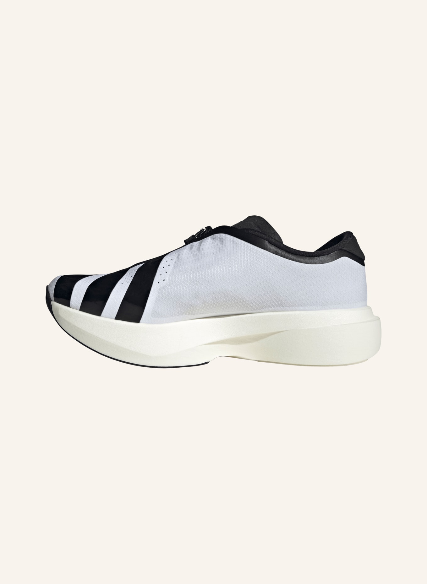adidas Sneaker ADIZERO EVO SL ZIP-UP: WEISS / SCHWARZ