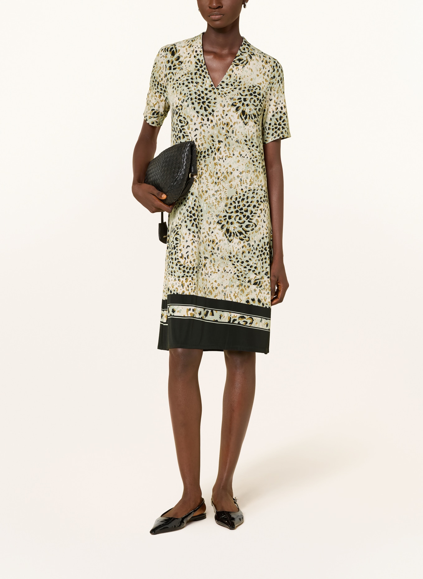 s.Oliver BLACK LABEL Jerseyjurk: LICHTGROEN / LICHTBRUIN / ZWART