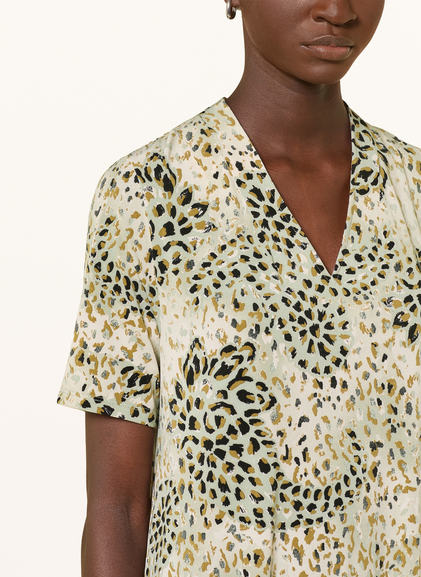 s.Oliver BLACK LABEL Jerseyjurk: LICHTGROEN / LICHTBRUIN / ZWART