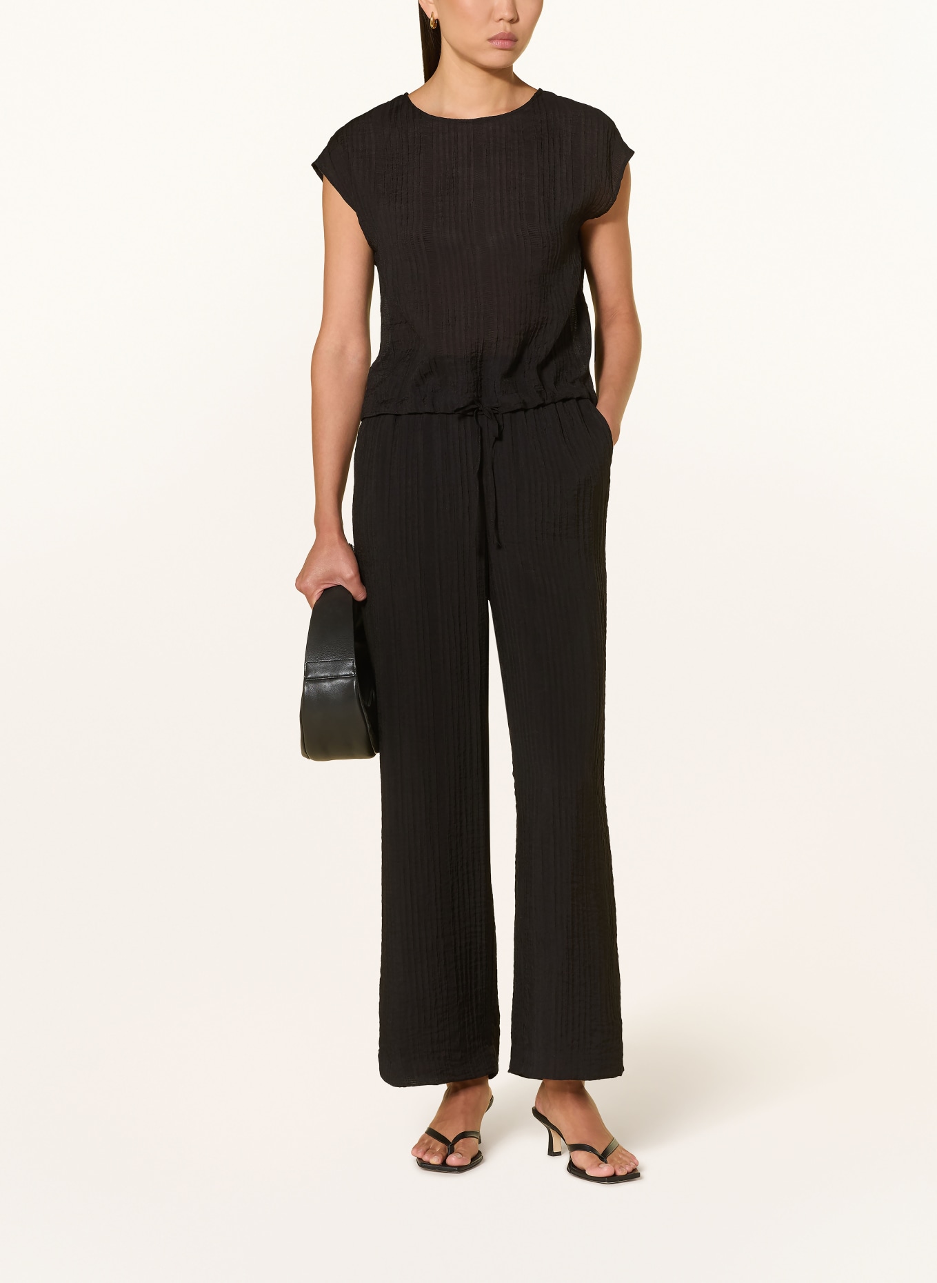 s.Oliver BLACK LABEL Marlenehose: SCHWARZ