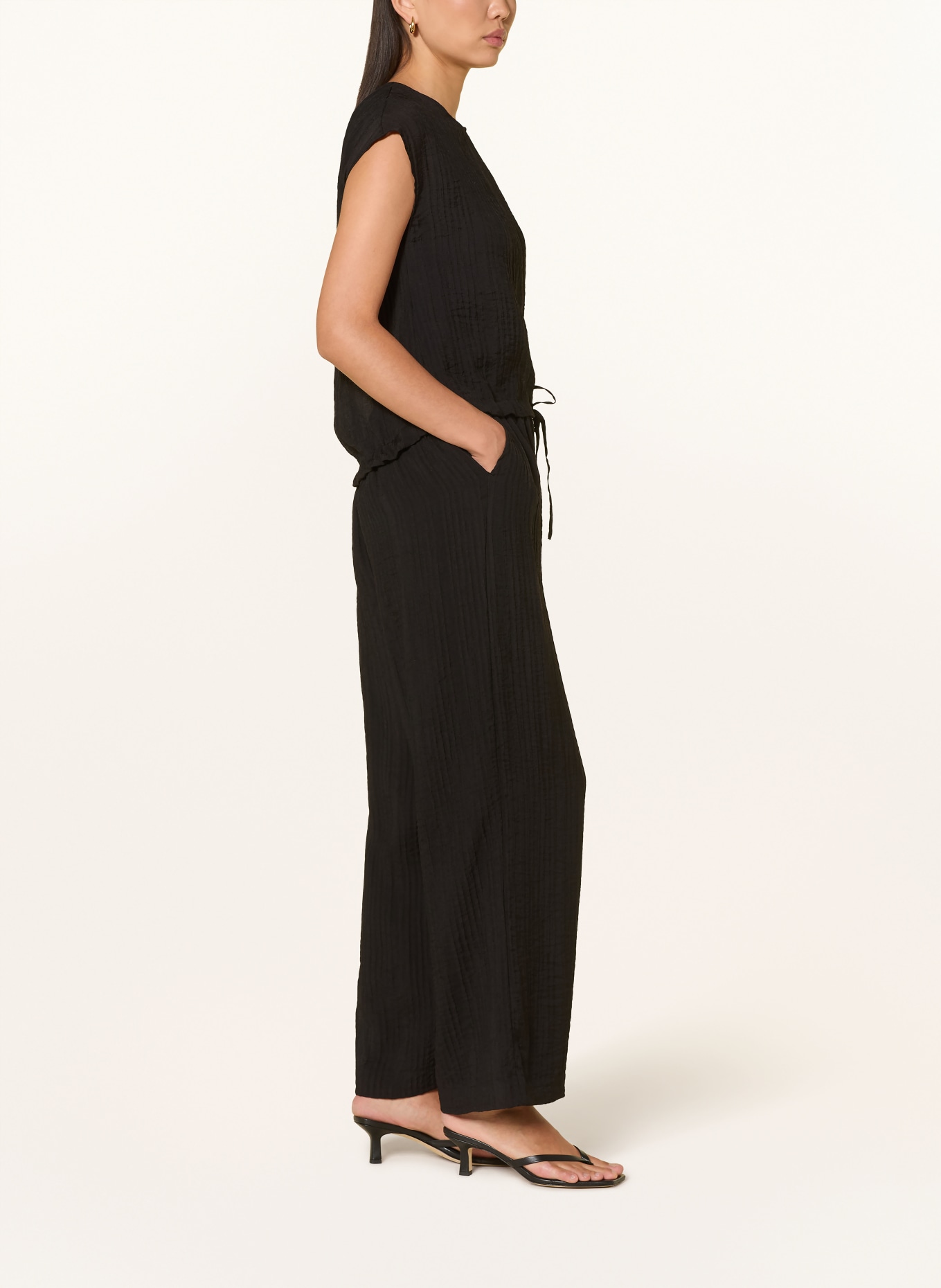 s.Oliver BLACK LABEL Marlenehose: SCHWARZ