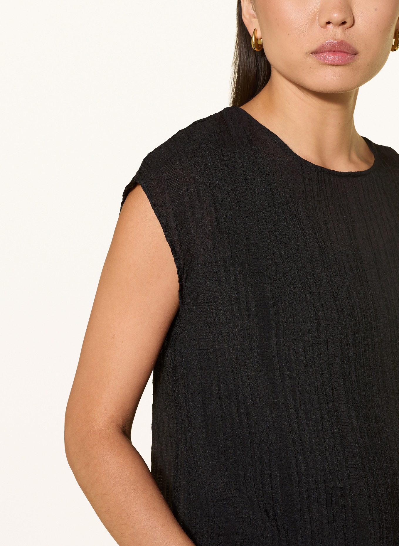 s.Oliver BLACK LABEL Blouseshirt: ZWART