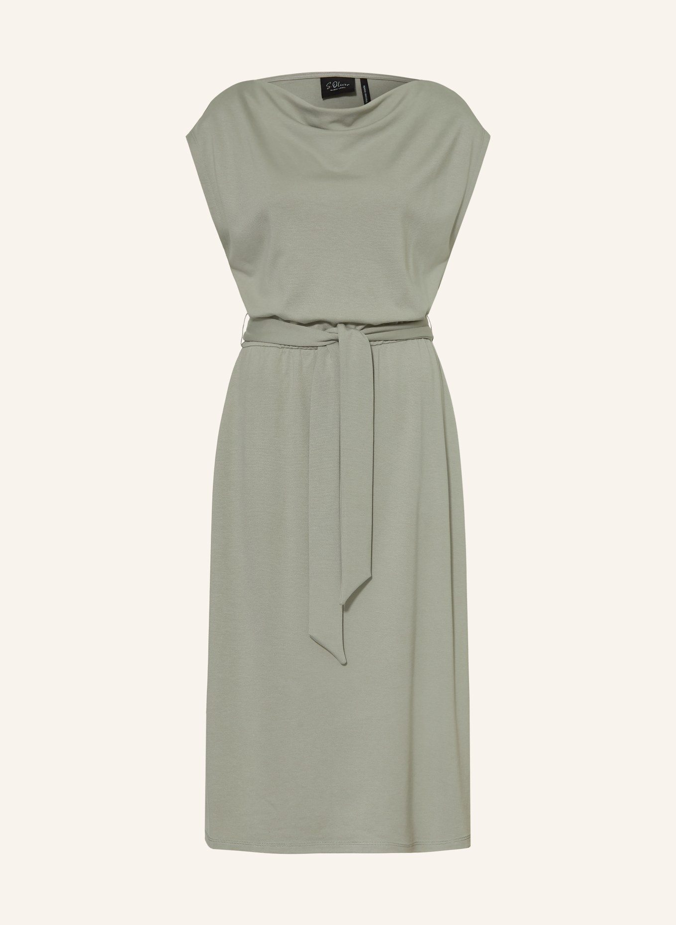 s.Oliver BLACK LABEL Rochie din jersey: VERDE DESCHIS