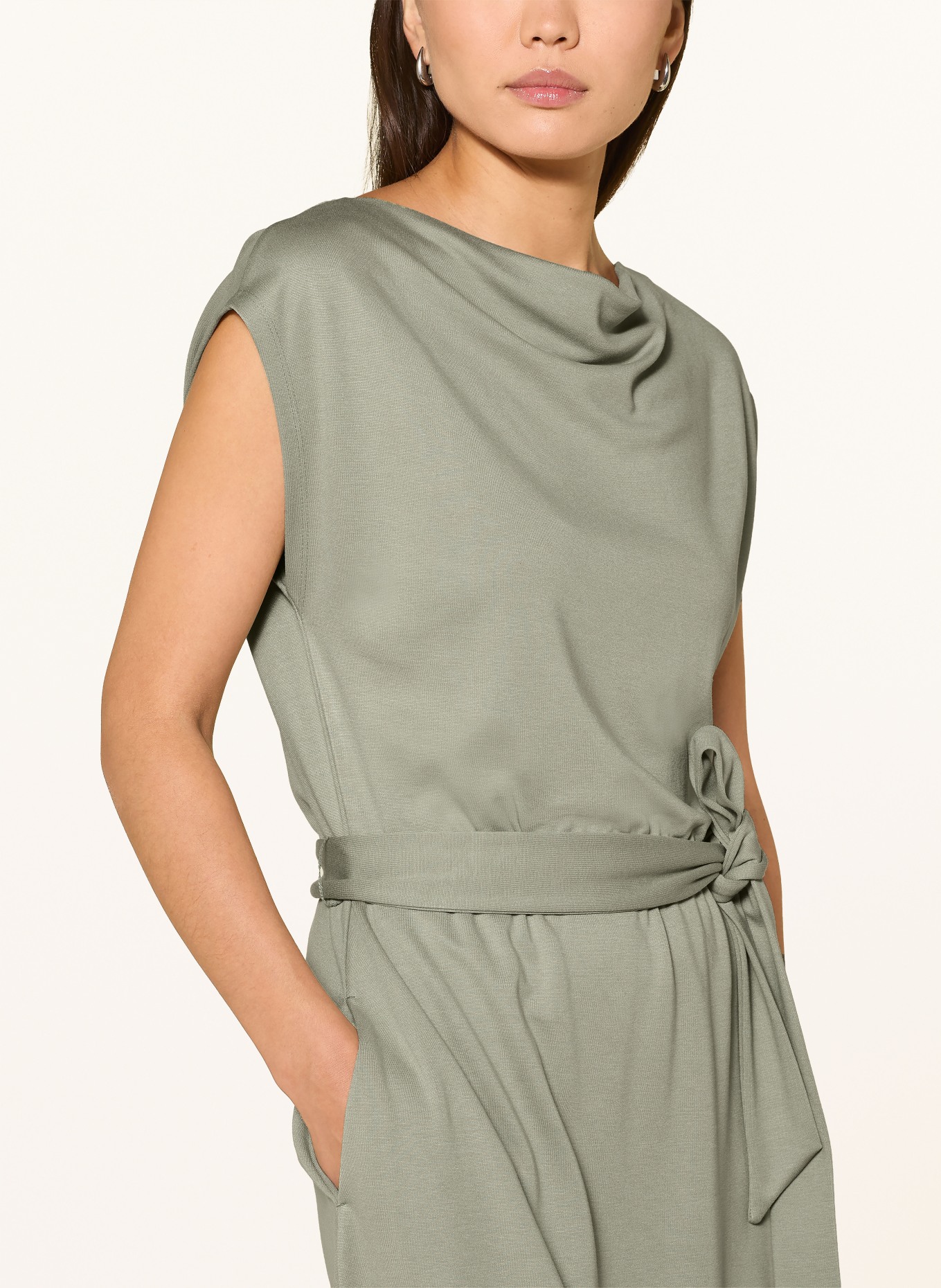 s.Oliver BLACK LABEL Rochie din jersey: VERDE DESCHIS