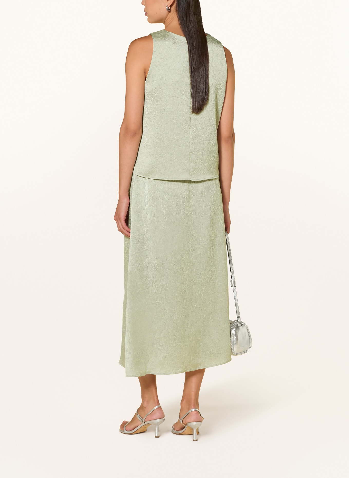 s.Oliver BLACK LABEL Blusentop aus Satin: MINT