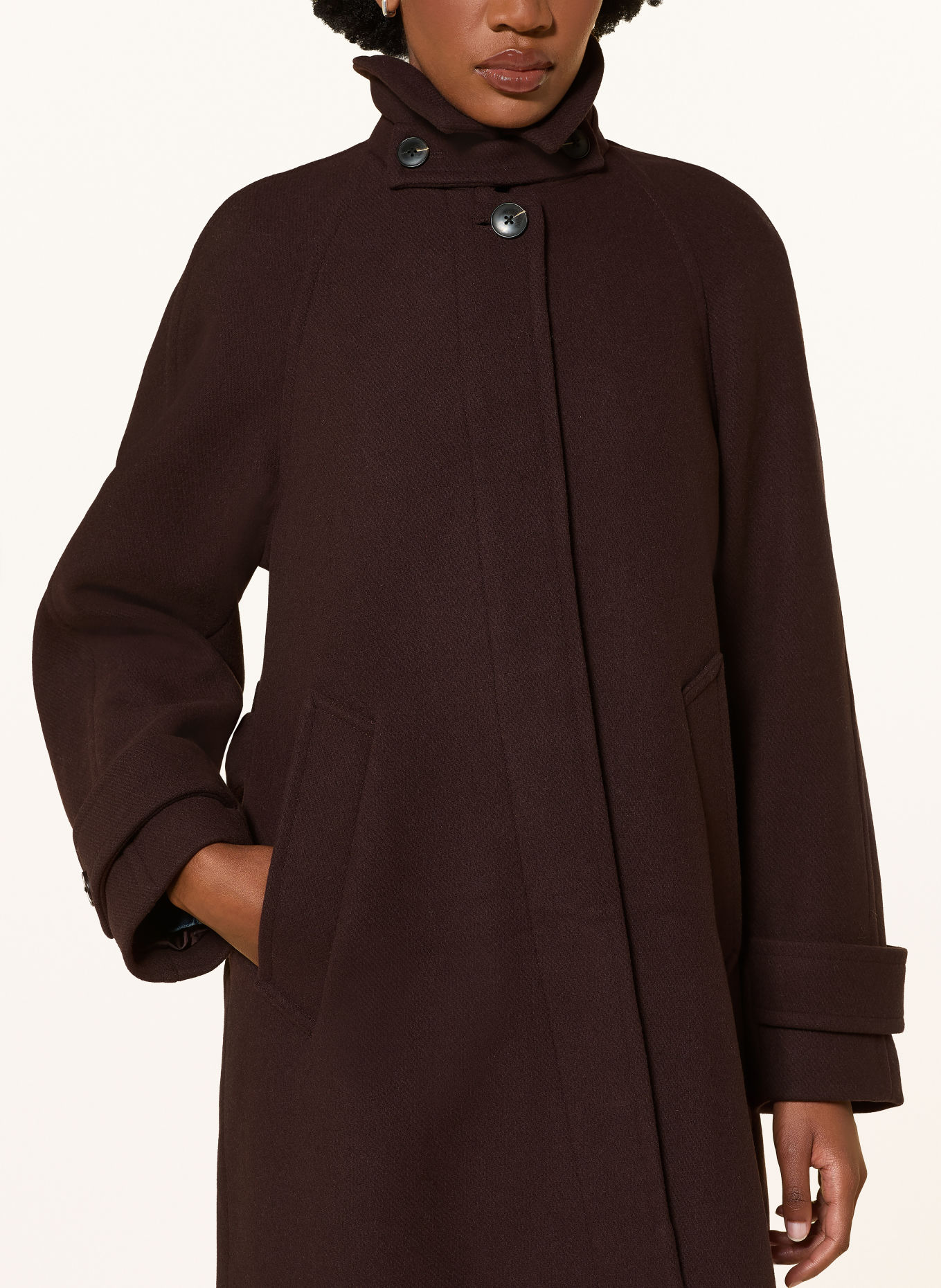 Marc O'Polo DENIM Coat: DARK BROWN