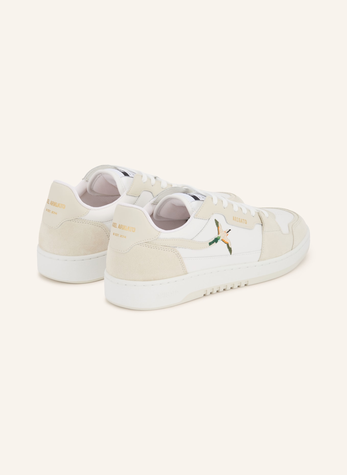 AXEL ARIGATO DICE LO BEE BIRD Sneakers: BEIGE / DARK GREEN / WHITE