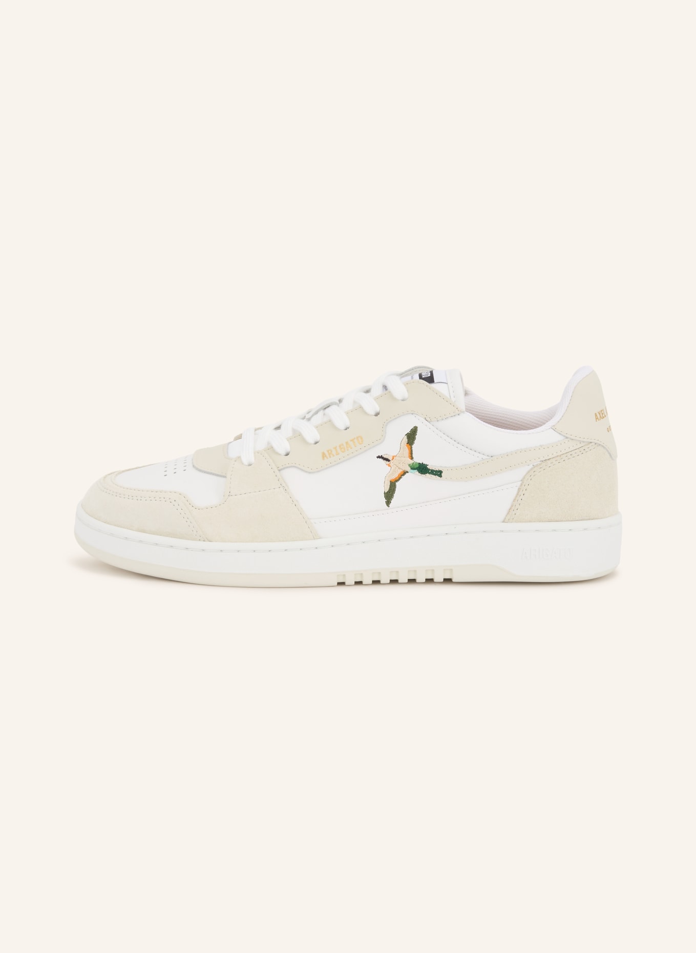 AXEL ARIGATO DICE LO BEE BIRD Sneakers: BEIGE / DARK GREEN / WHITE