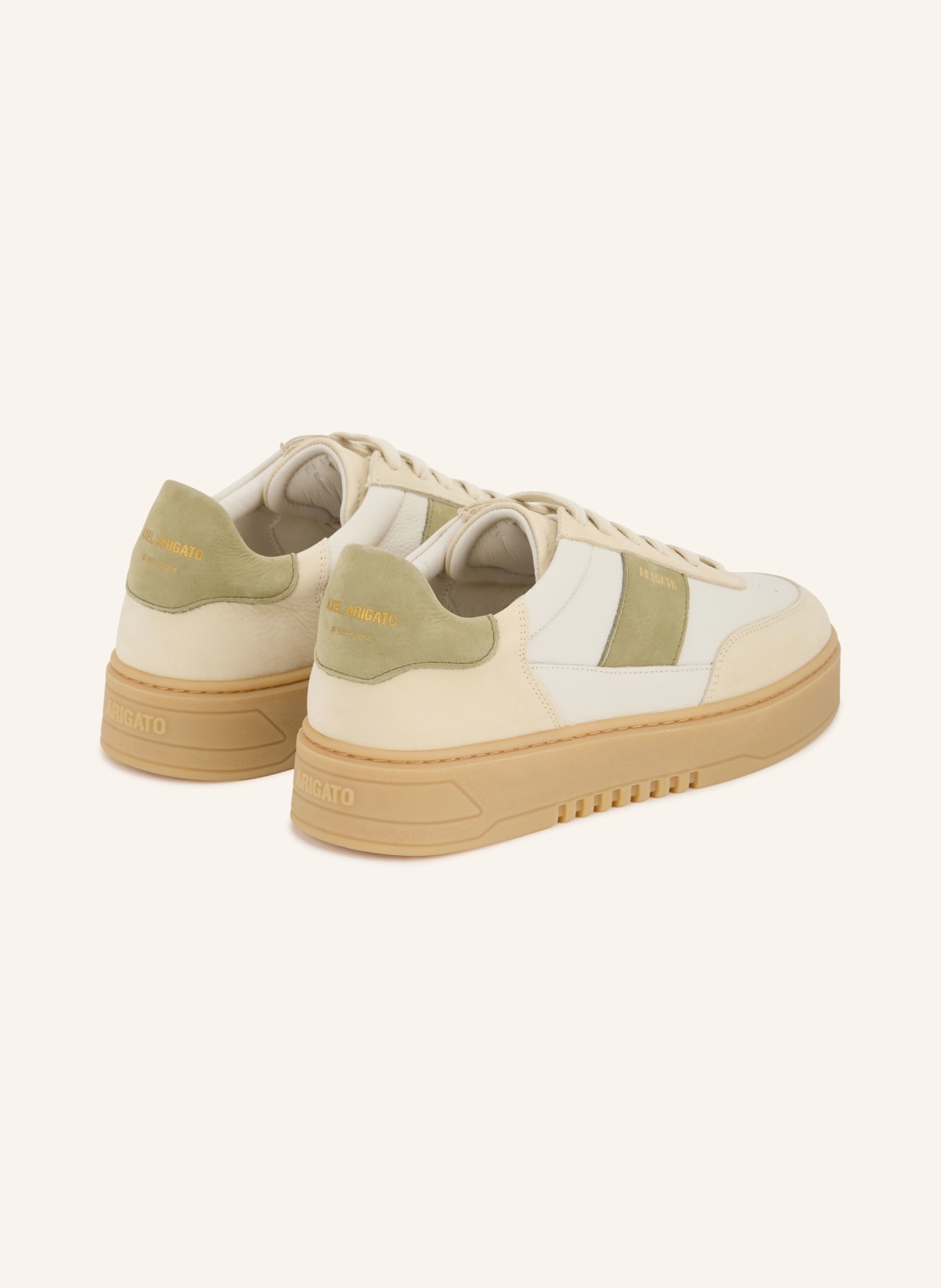 AXEL ARIGATO Sneakers ORBIT: BLANC / CRÈME / VERT CLAIR