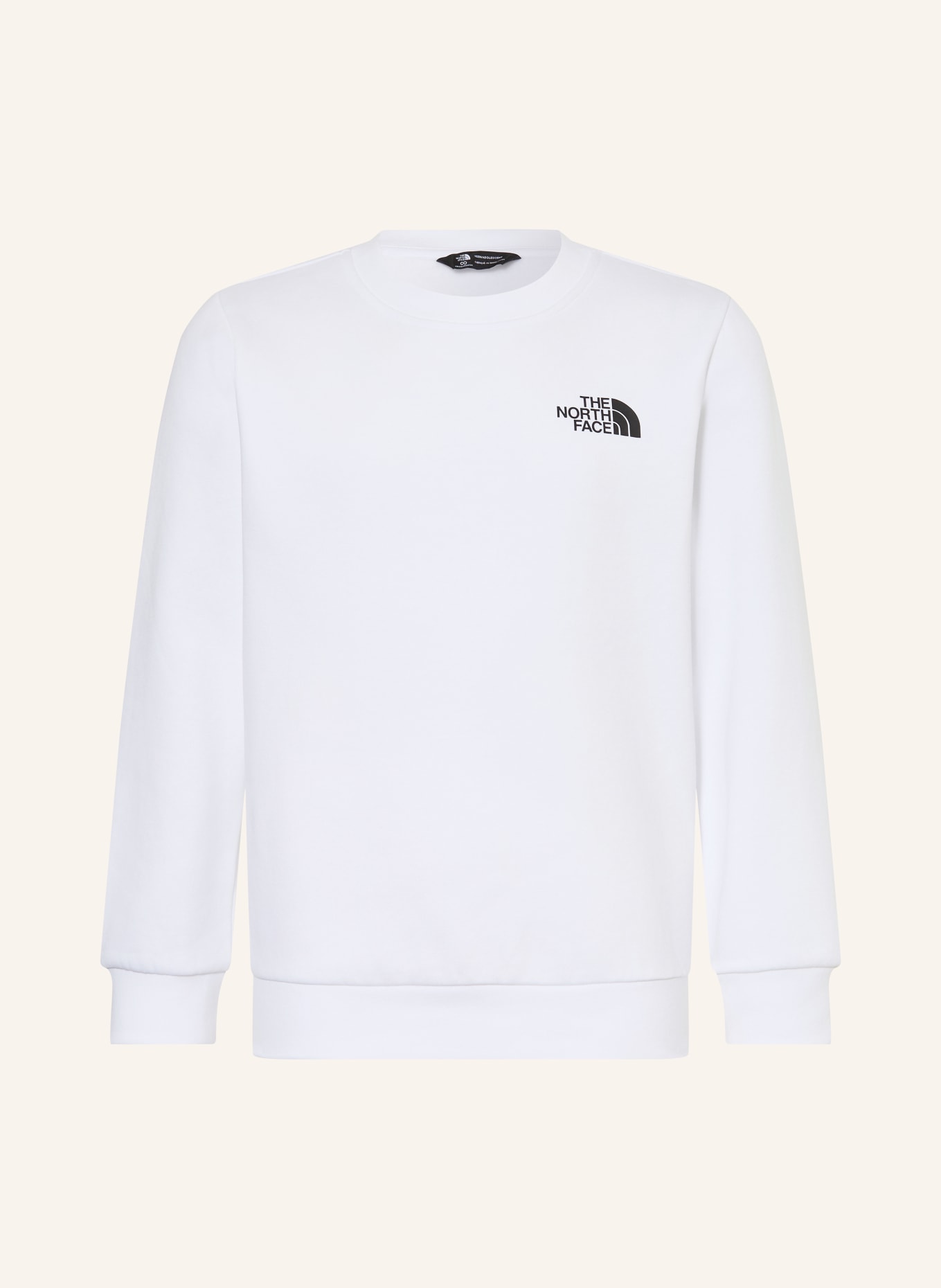THE NORTH FACE Sweatshirt EVOLUTION BOX NSE: WEISS / SCHWARZ