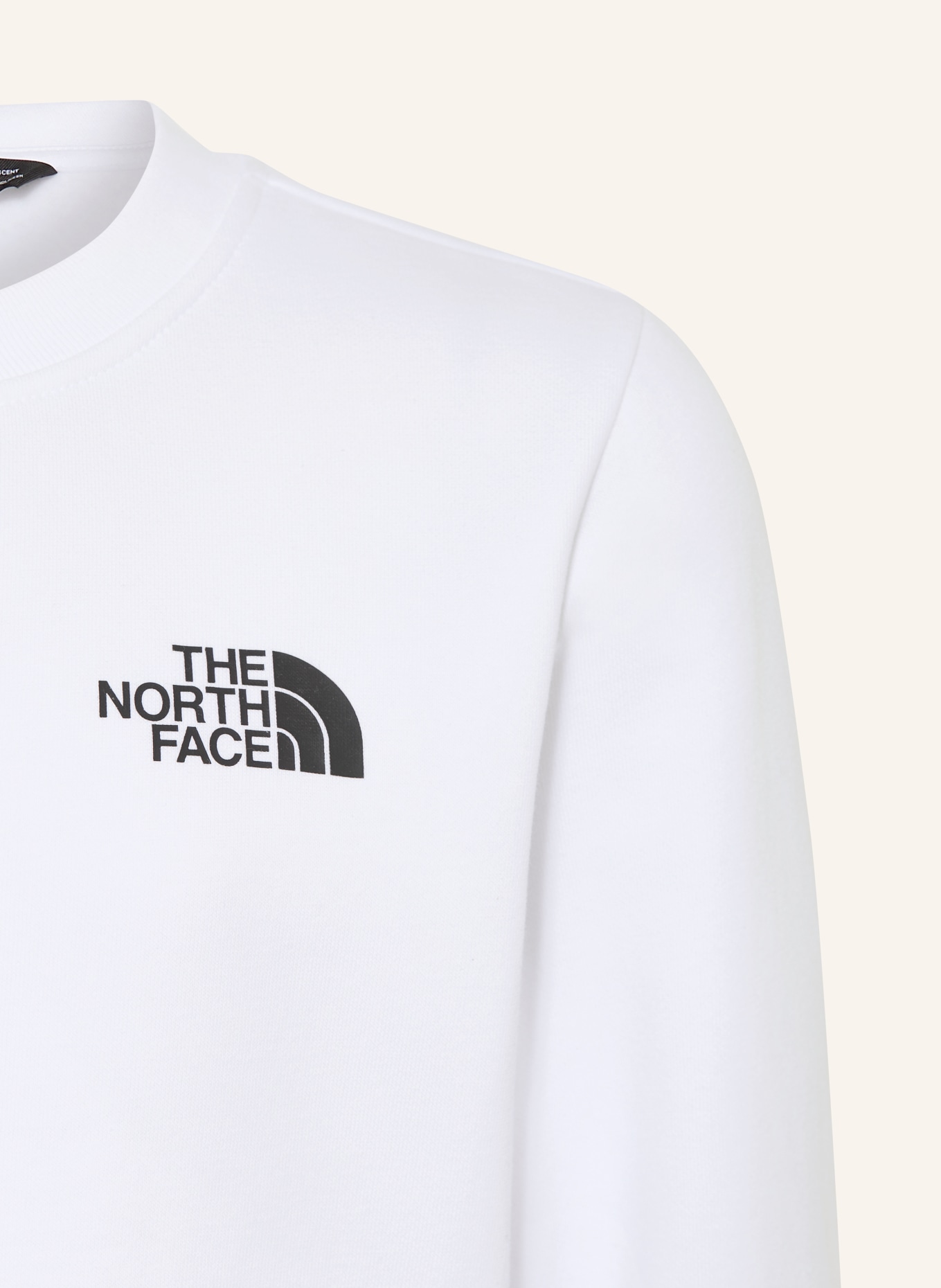 THE NORTH FACE Sweatshirt EVOLUTION BOX NSE: WEISS / SCHWARZ