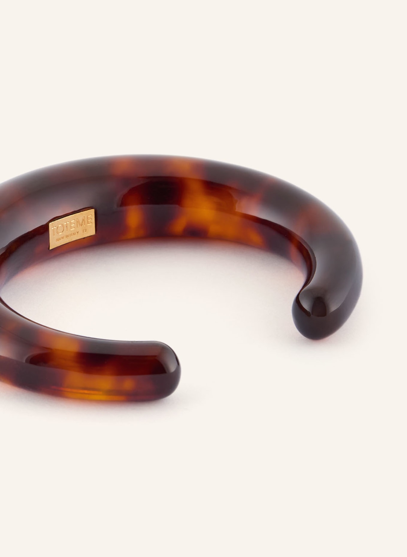 TOTEME Armband BONFIRE: BRUIN / MARRON FONCÉ