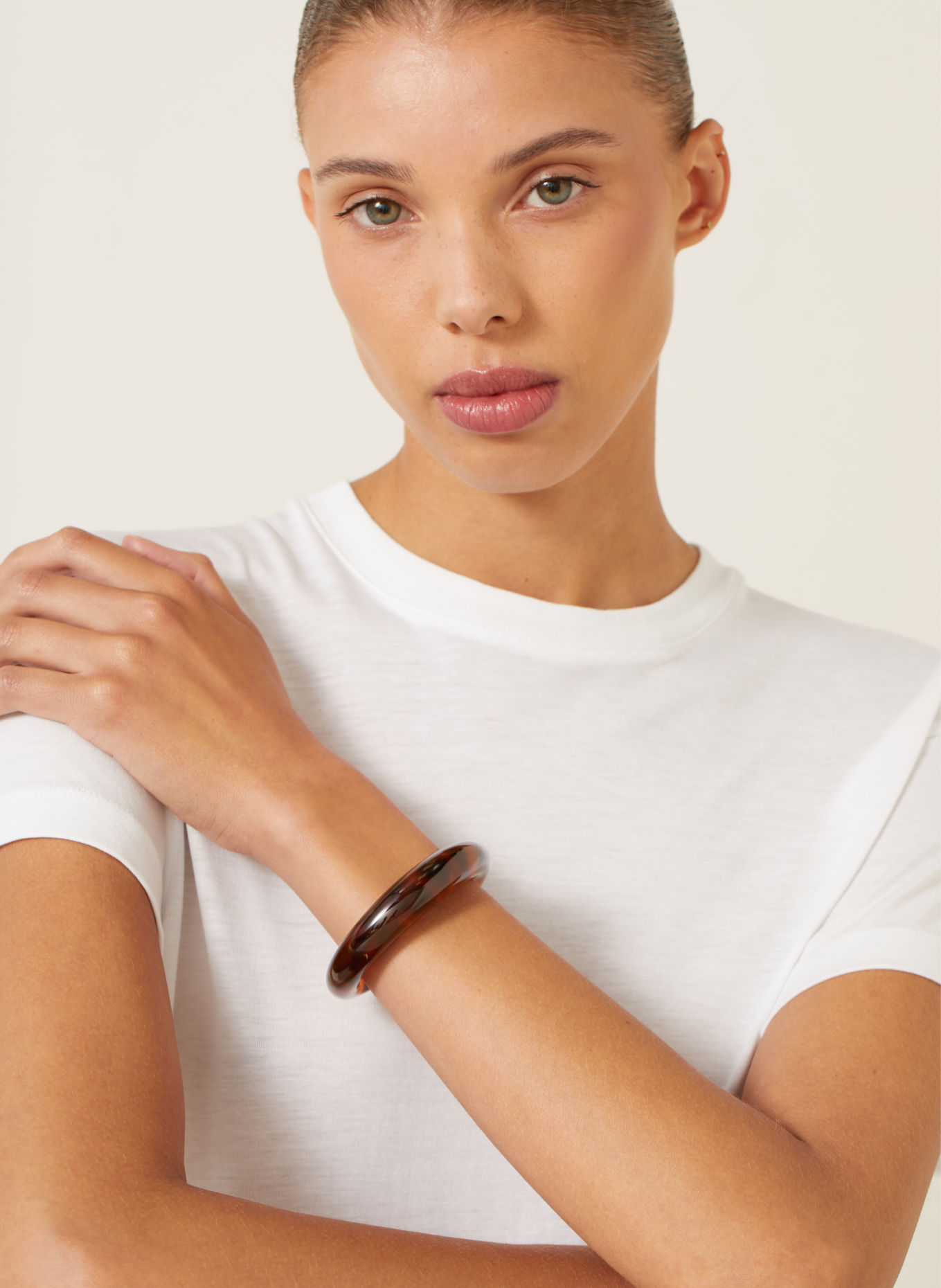 TOTEME Armband BONFIRE: BRUIN / MARRON FONCÉ