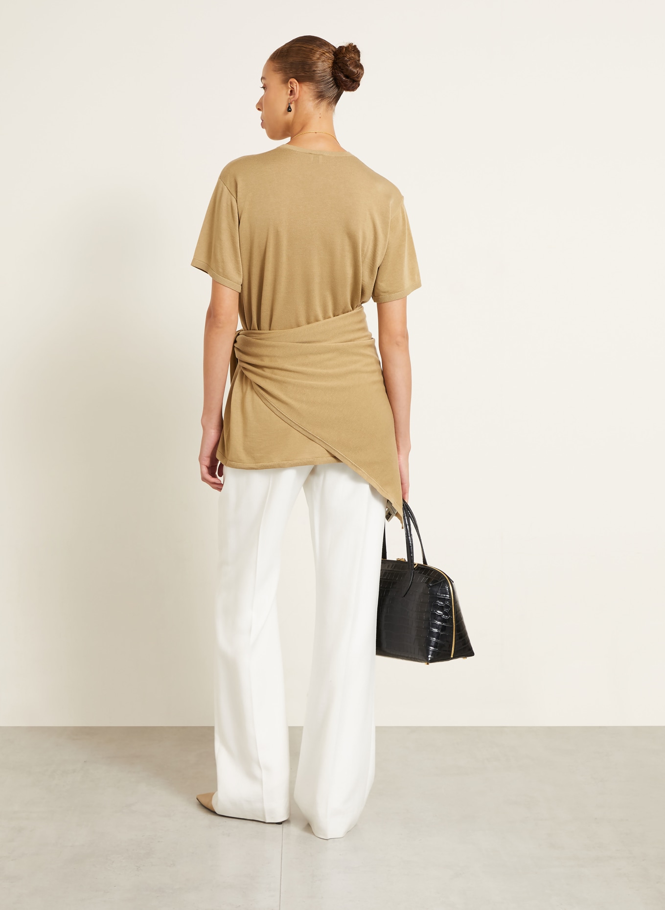 TOTEME Knit shirt: CAMEL