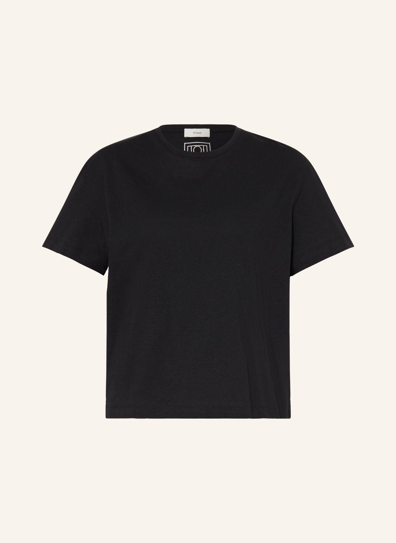 TOTEME T-shirt: BLACK
