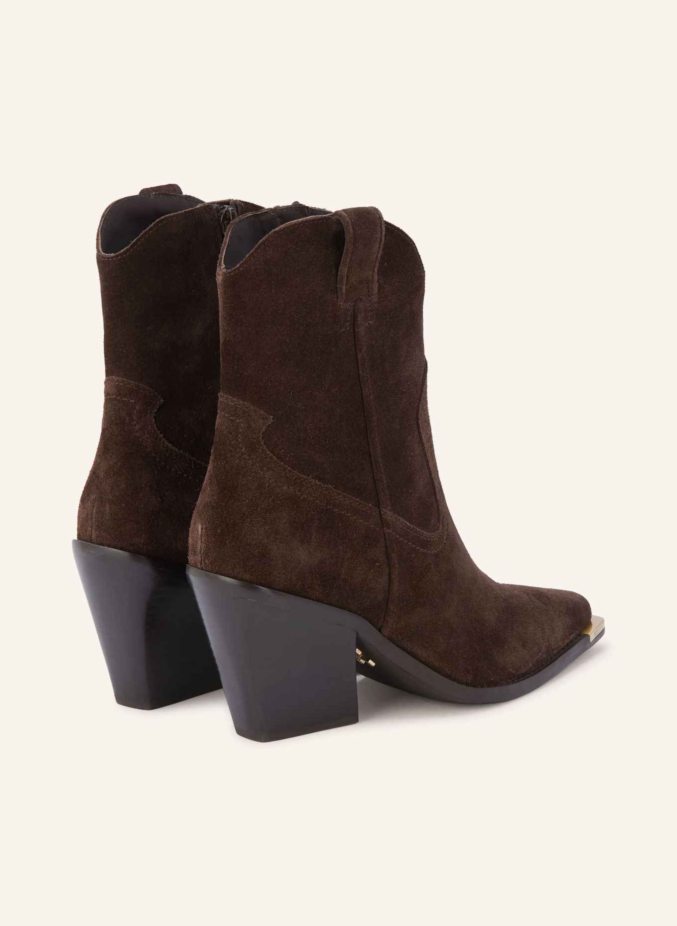 BRONX Boots santiags NEW-KOLE: MARRON FONCÉ