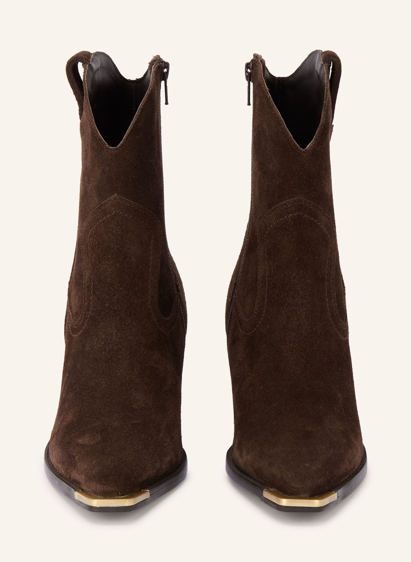 BRONX Boots santiags NEW-KOLE: MARRON FONCÉ