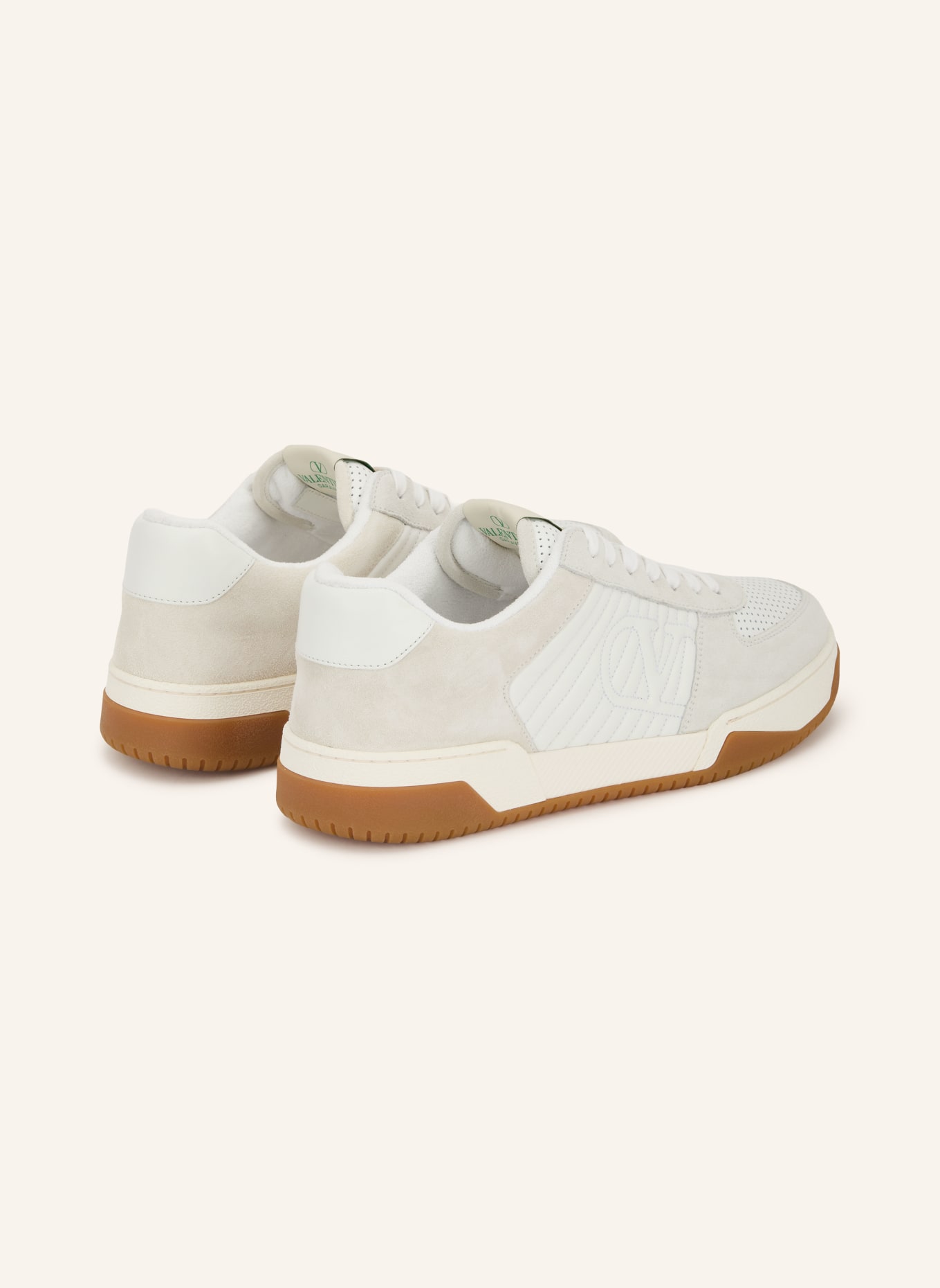 VALENTINO GARAVANI Sneaker SPARRY: HELLGRAU / CREME / GRAU