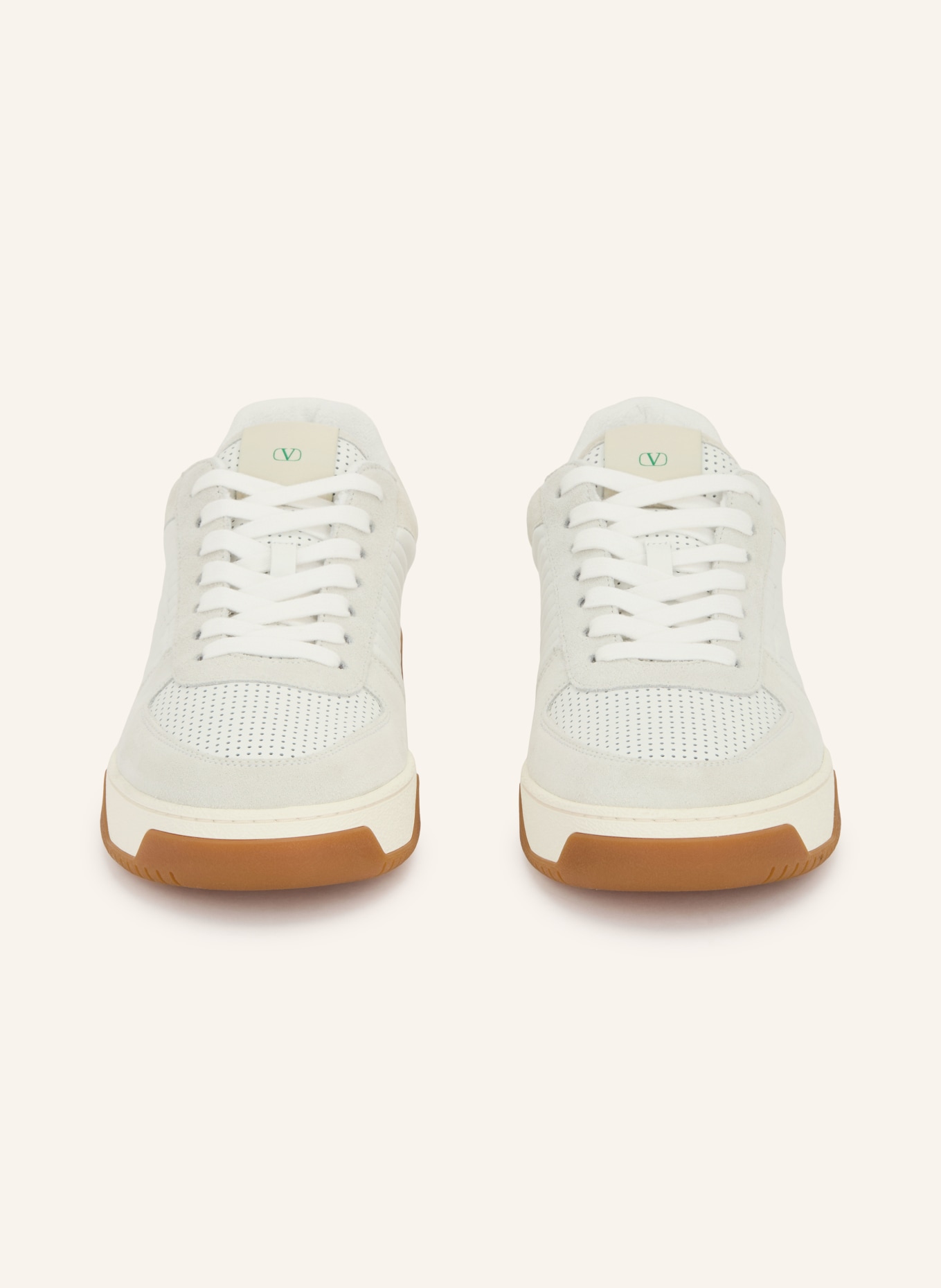VALENTINO GARAVANI Sneaker SPARRY: HELLGRAU / CREME / GRAU