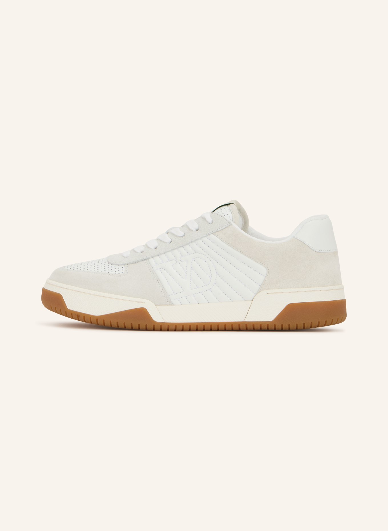 VALENTINO GARAVANI Sneaker SPARRY: HELLGRAU / CREME / GRAU