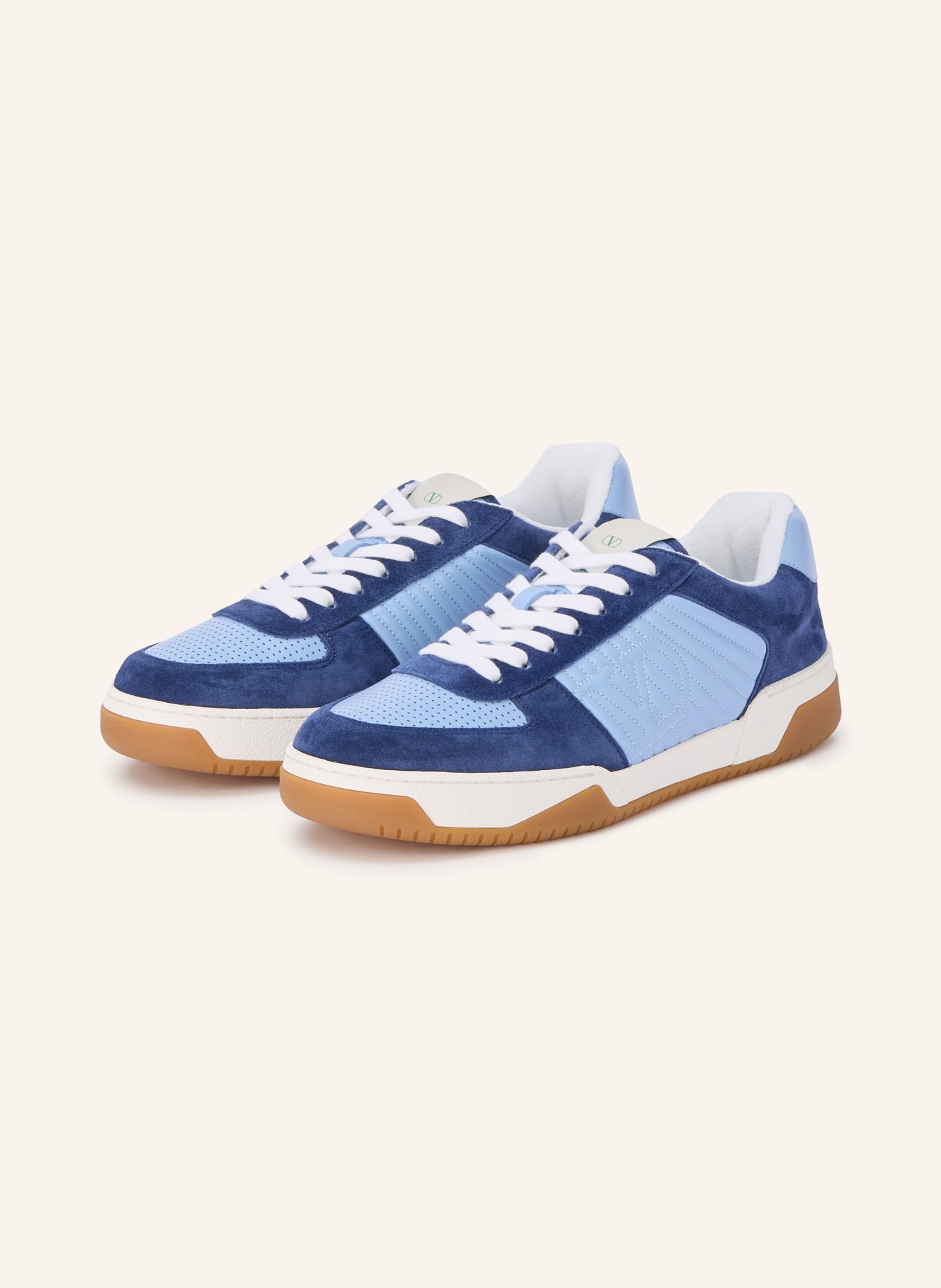 VALENTINO GARAVANI SPARRY Sneakers: LIGHT BLUE / DARK BLUE / WHITE