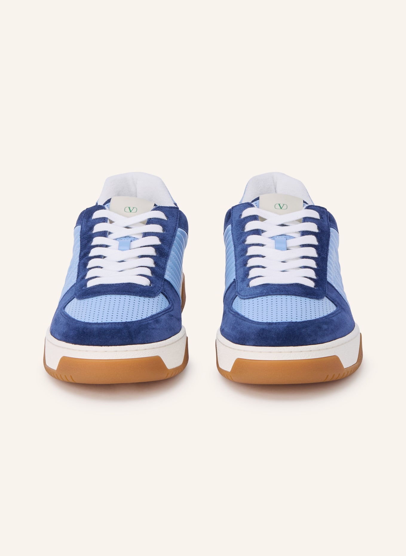 VALENTINO GARAVANI SPARRY Sneakers: LIGHT BLUE / DARK BLUE / WHITE