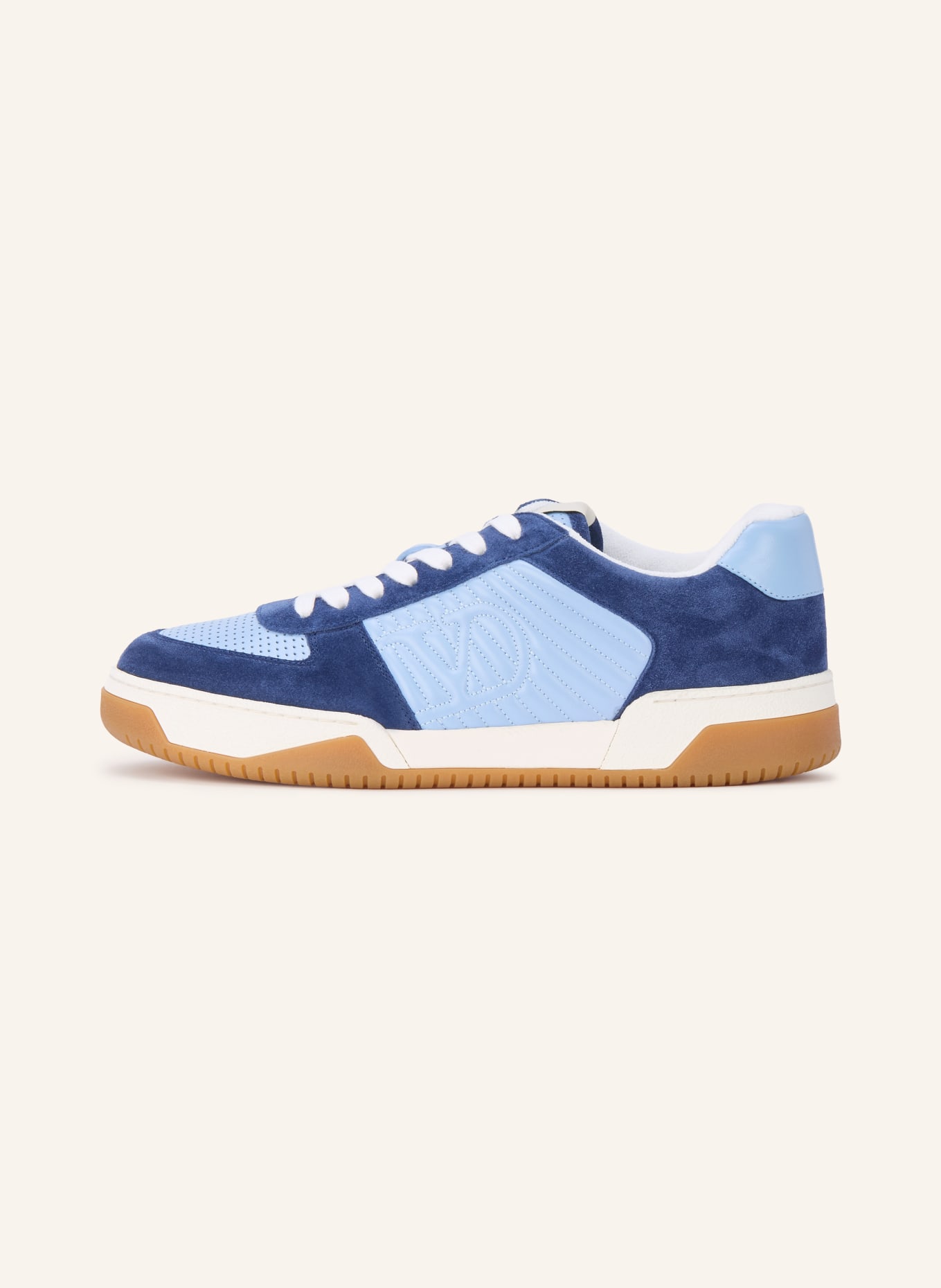 VALENTINO GARAVANI SPARRY Sneakers: LIGHT BLUE / DARK BLUE / WHITE