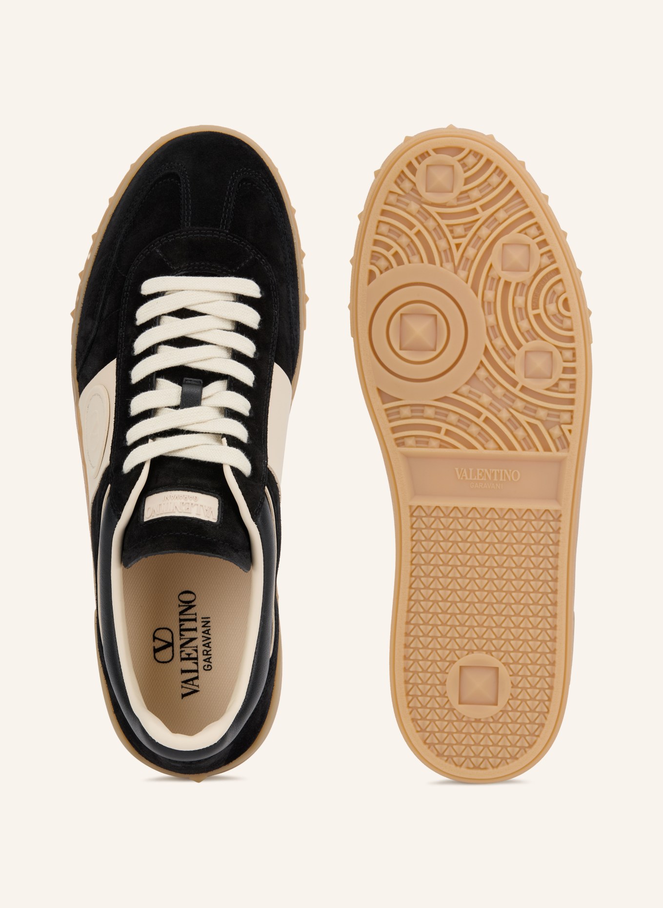 VALENTINO GARAVANI UPVILLAGE Sneakers: BLACK / WHITE